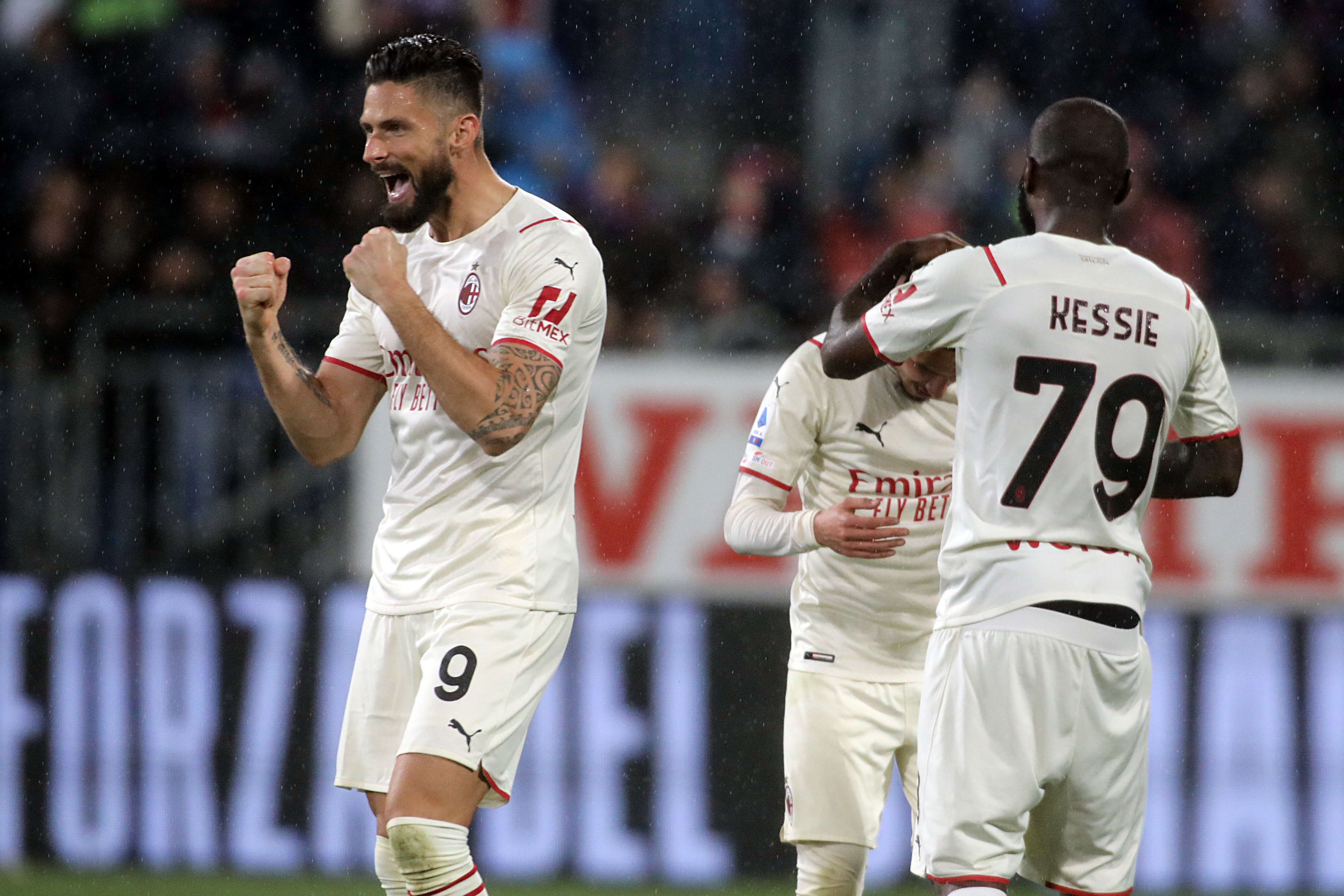 אוליביה ז'ירו, שחקן מילאן