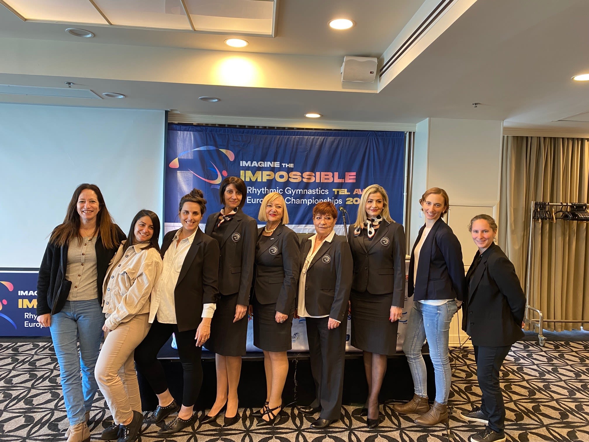 חברות הוועדה מטעם האיגוד האירופאי עם נציגות איגוד ההתעמלות בישראל