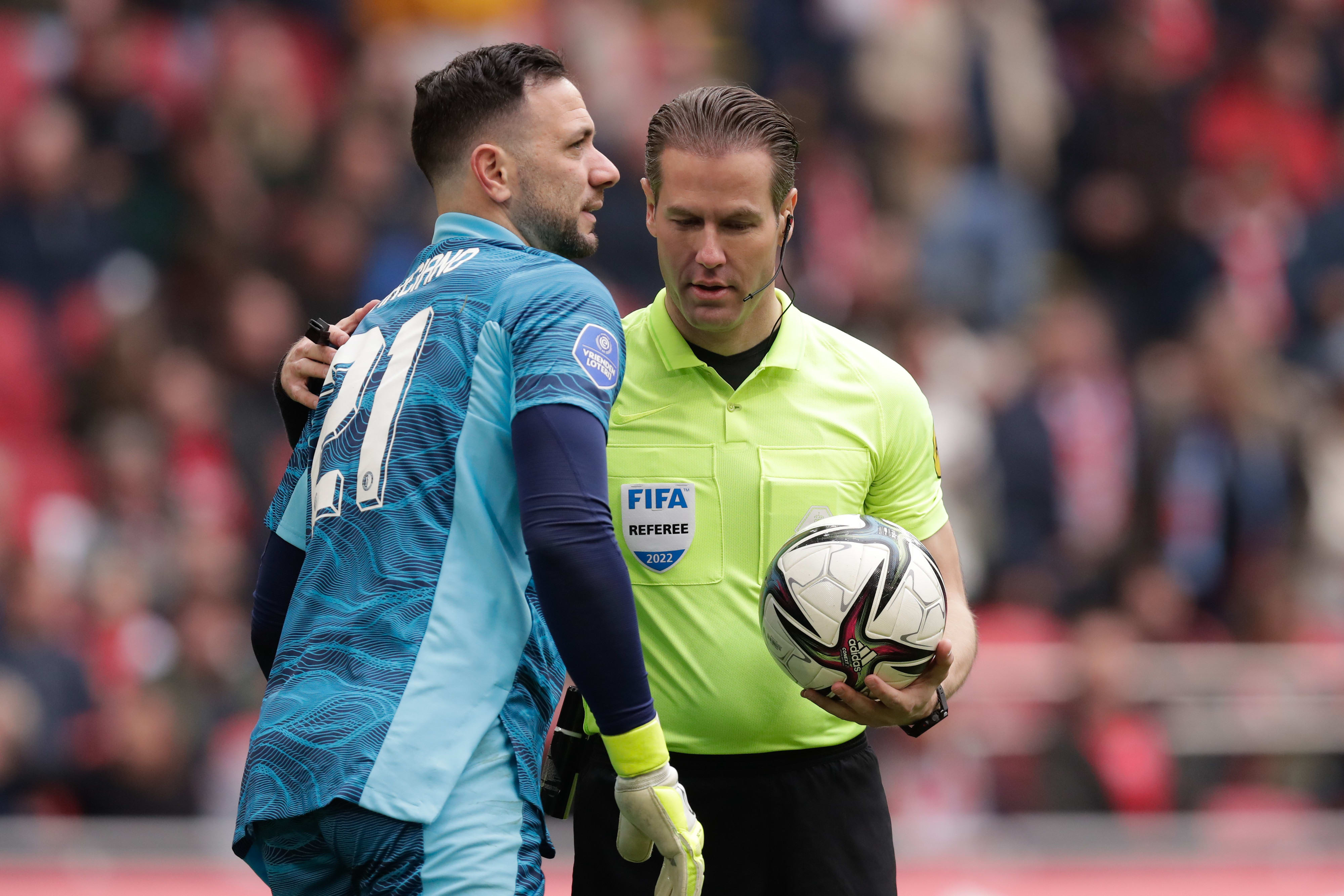 אופיר מרציאנו שוער פיינורד מאוכזב