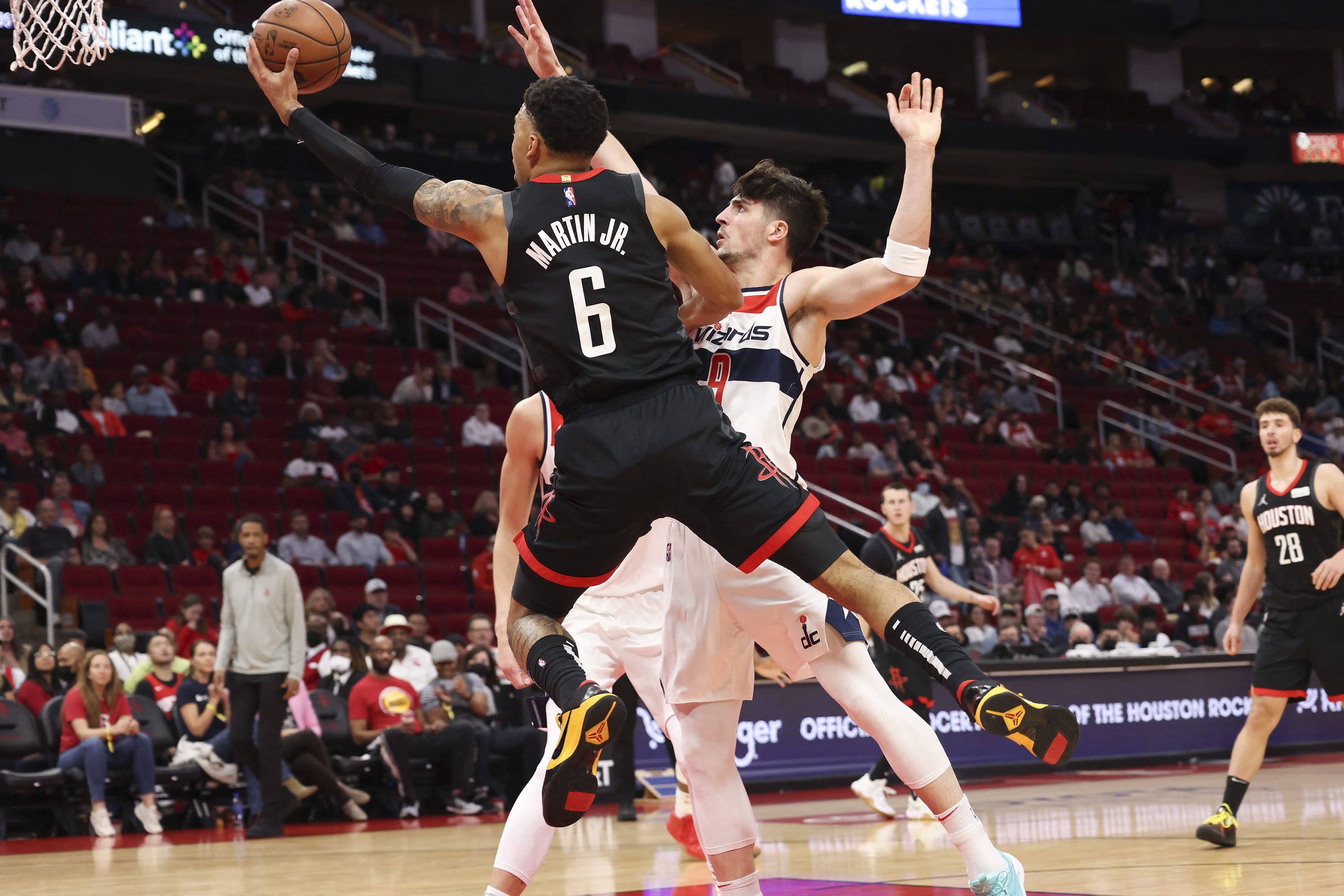 דני אבדיה, וושינגטון וויזארדס מול יוסטון רוקטס