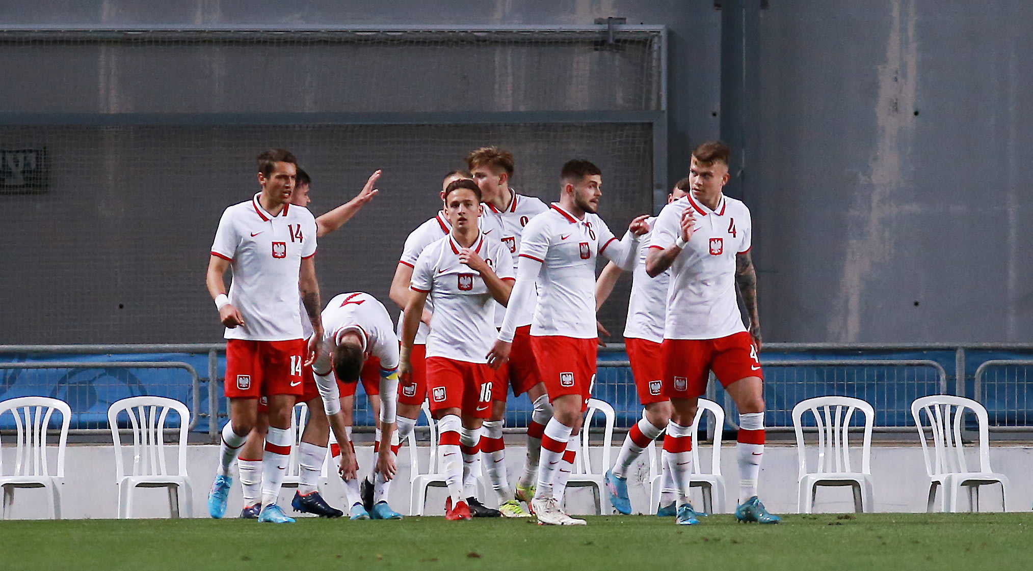 שחקני הנבחרת הצעירה של פולין