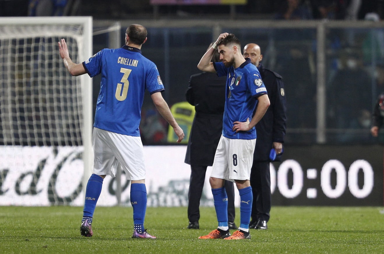 שחקן נבחרת איטליה ג'ורג'יניו מאוכזב