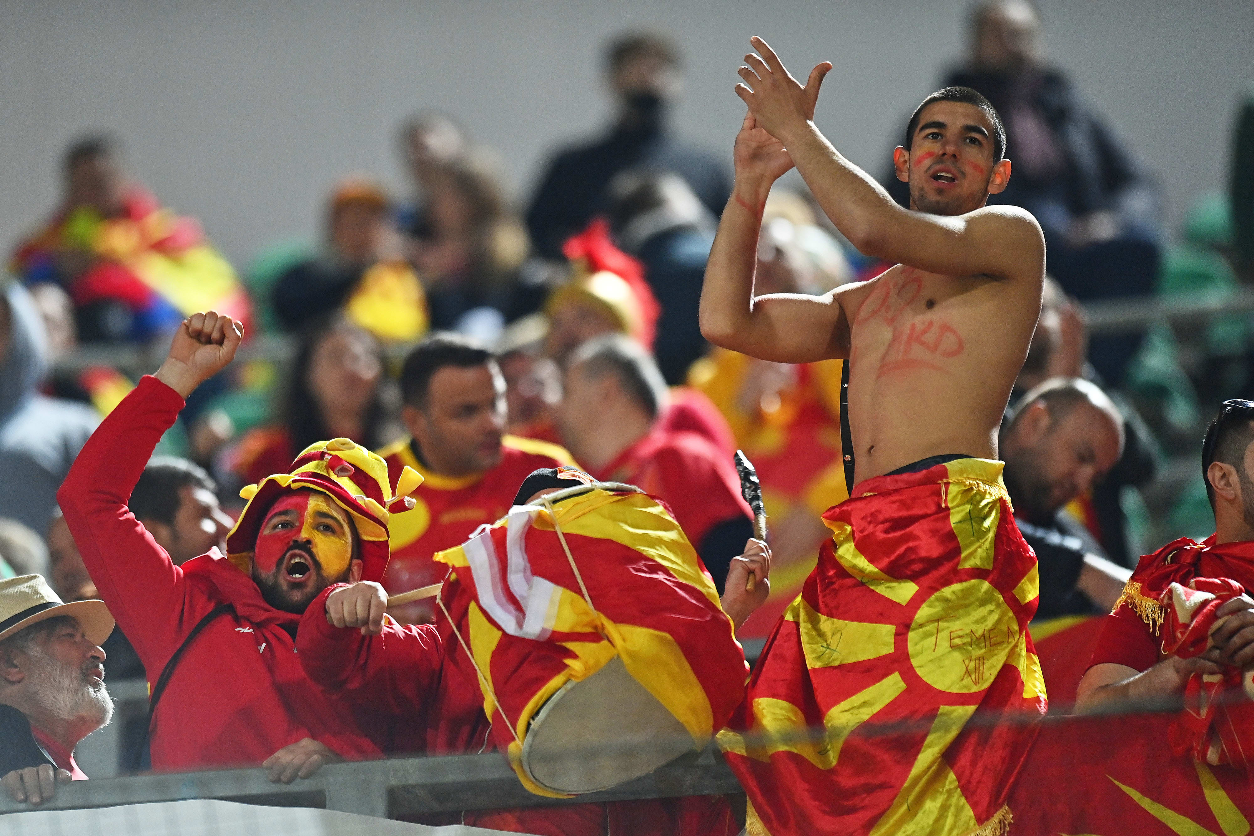 אוהדי נבחרת צפון מקדוניה