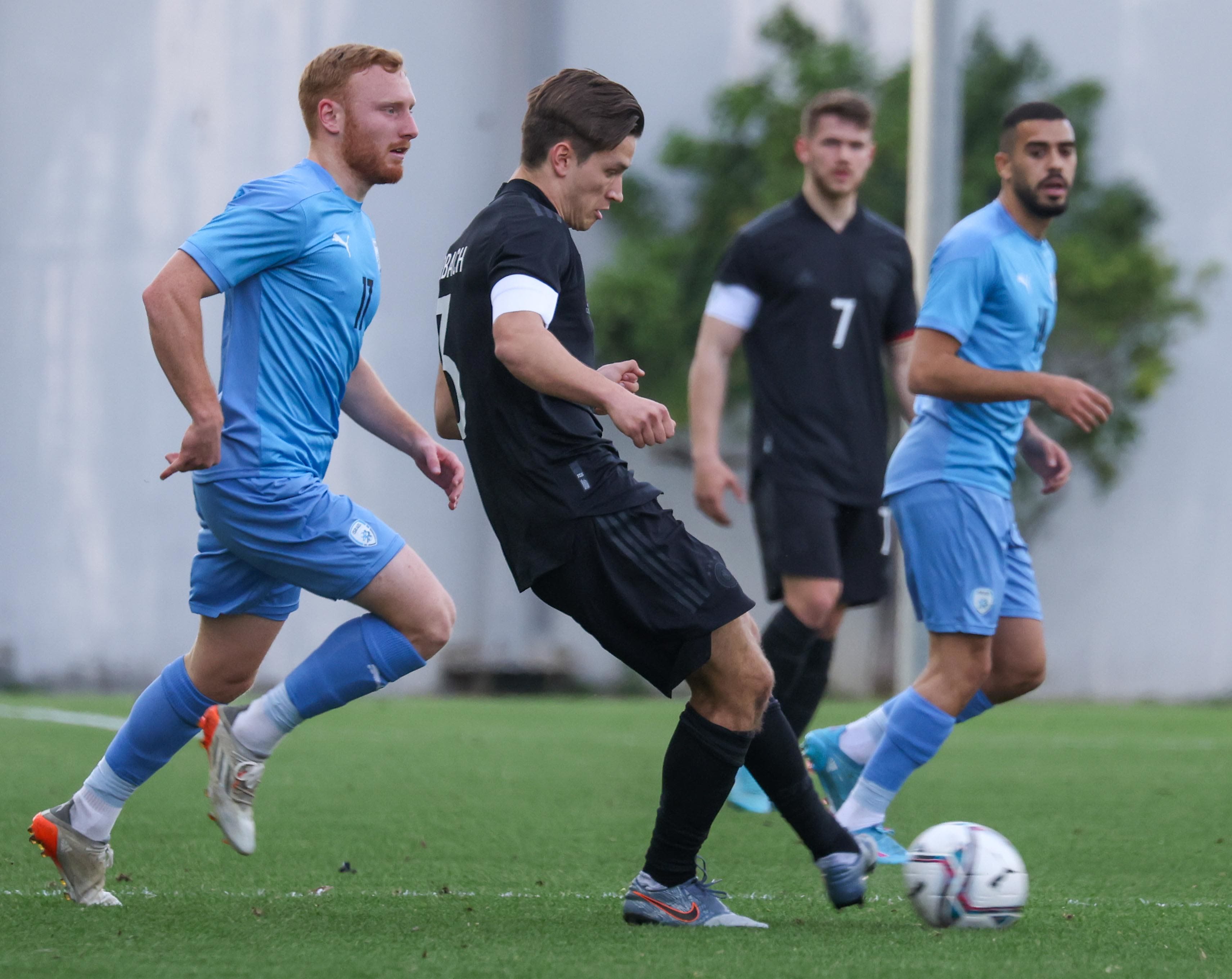 Noah Caterbach, a player for the young German national team