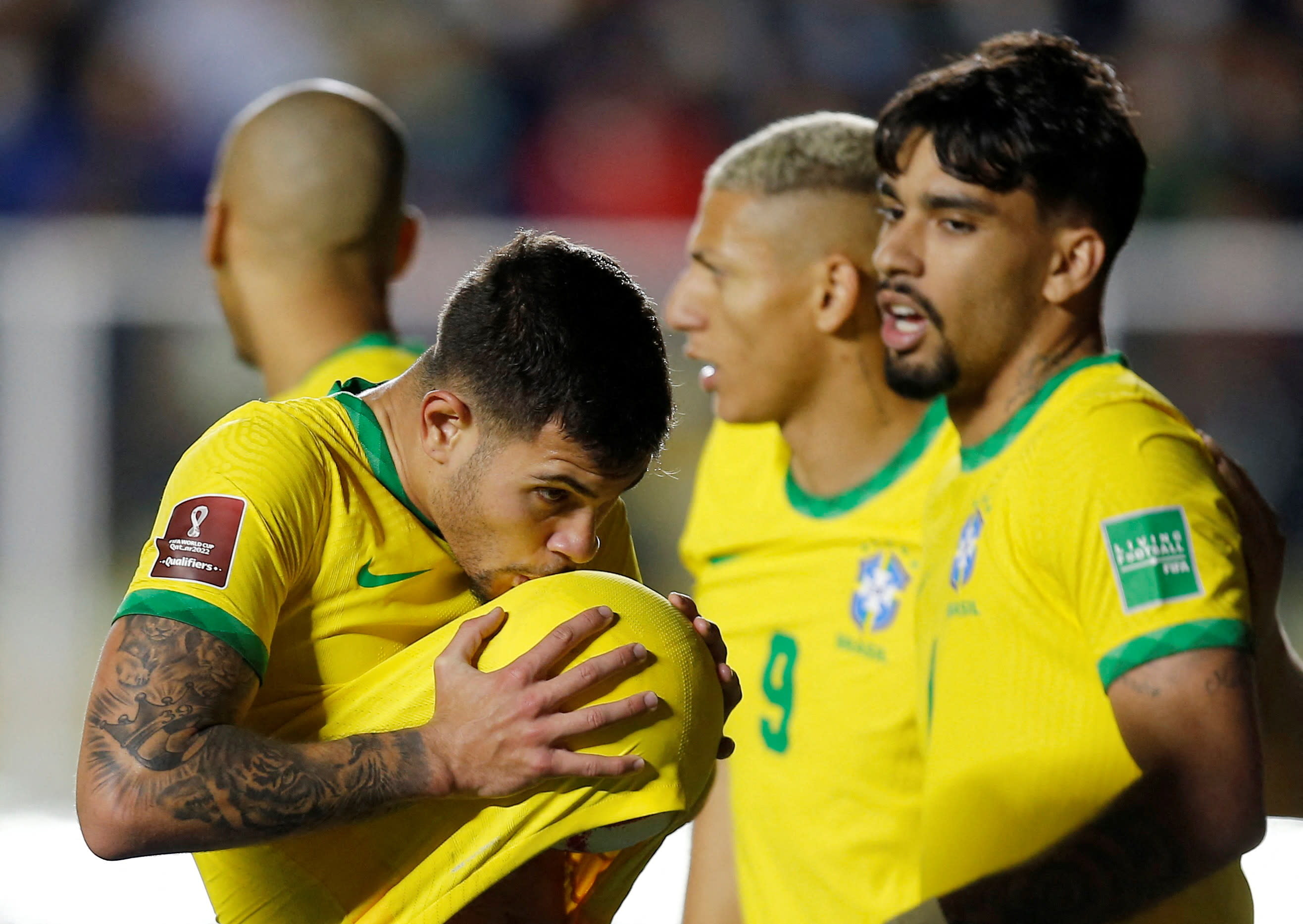 ברונו גימראייש, נבחרת ברזיל חוגג