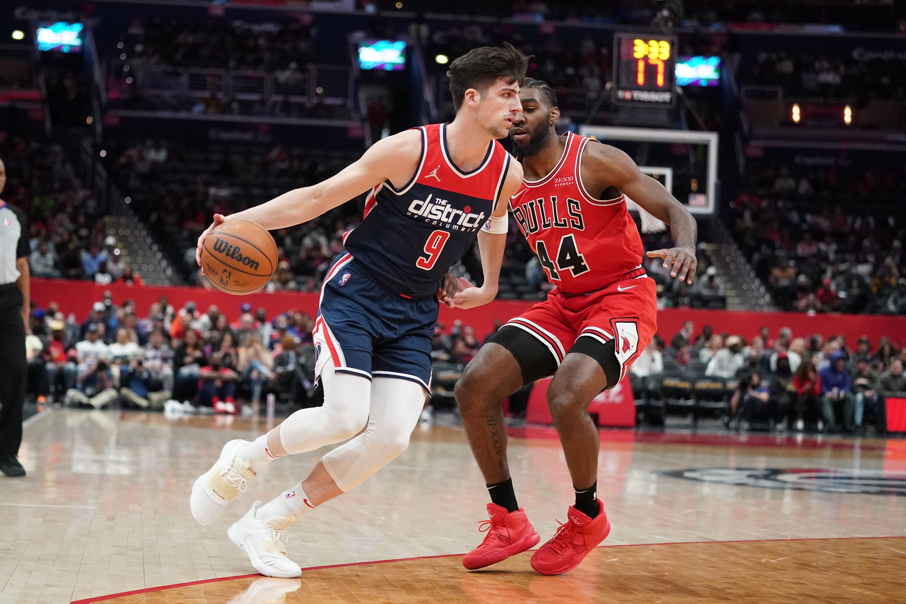 דני אבדיה, וושינגטון וויזארדס, מול מלקולם היל, שיקגו בולס