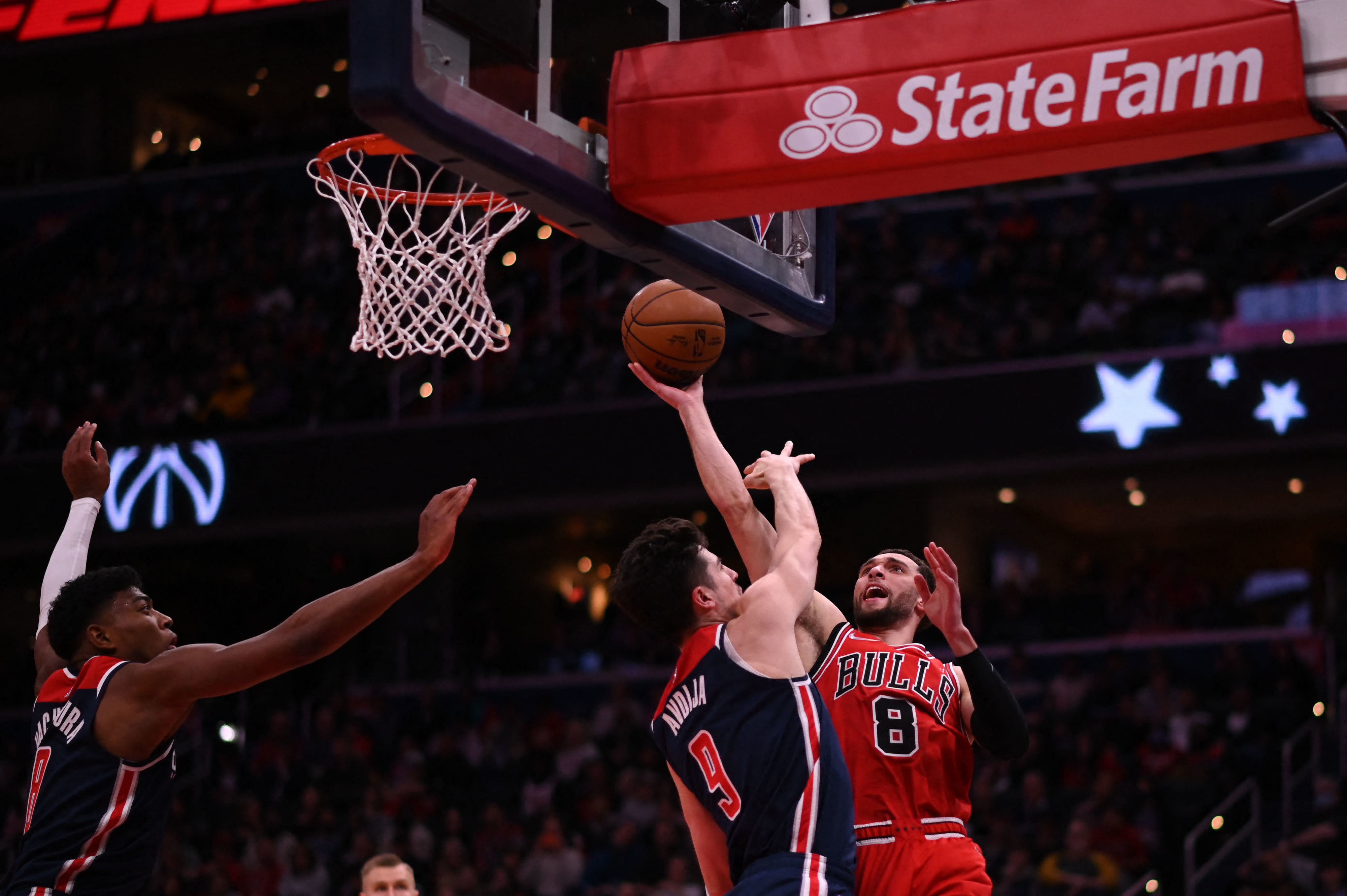 זאק לאבין, שיקגו בולס, מול דני אבדיה, וושינגטון וויזארדס