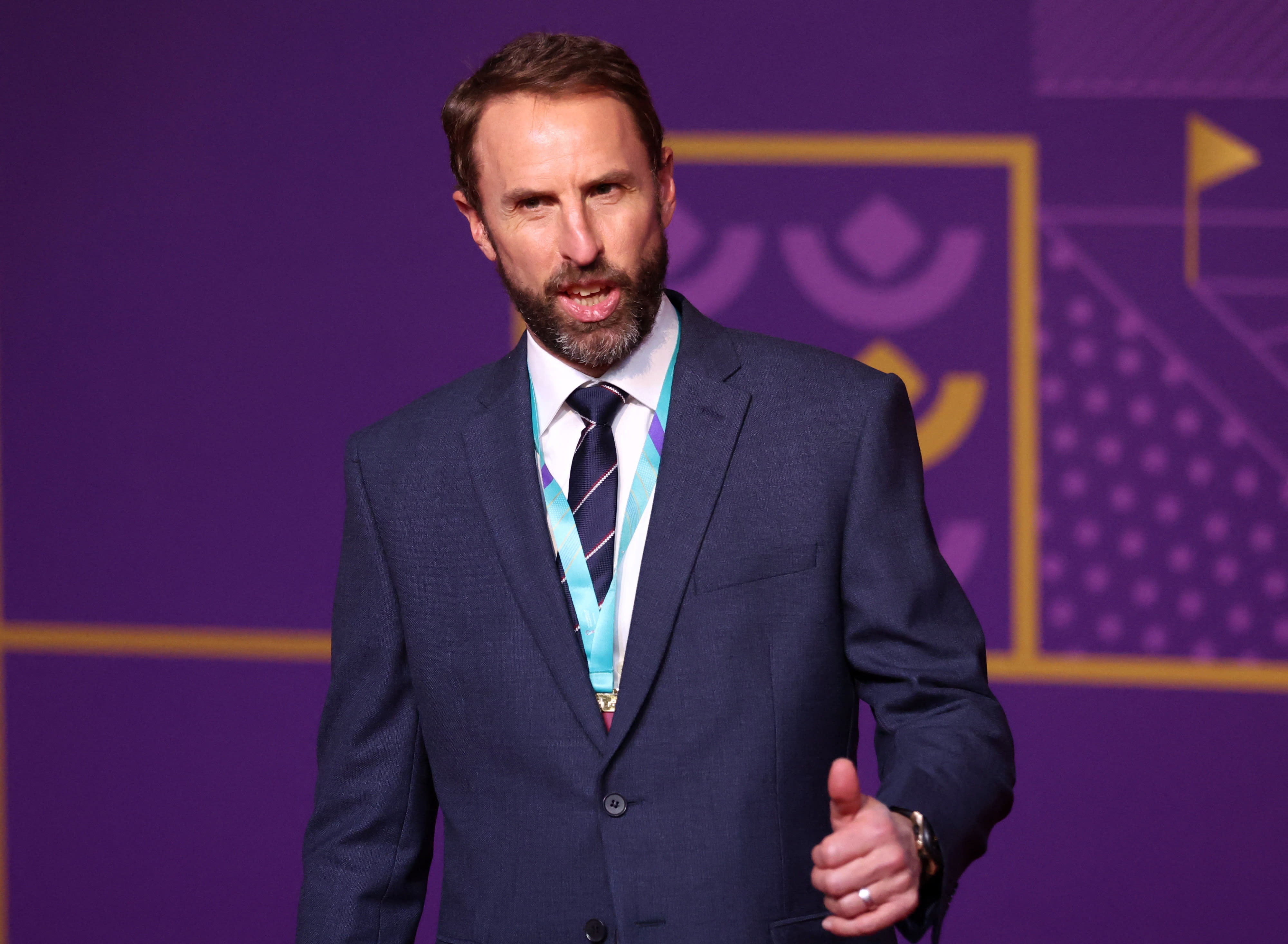 גארת' סאות'גייט מאמן נבחרת אנגליה, הגרלת מונדיאל 2022 קטאר