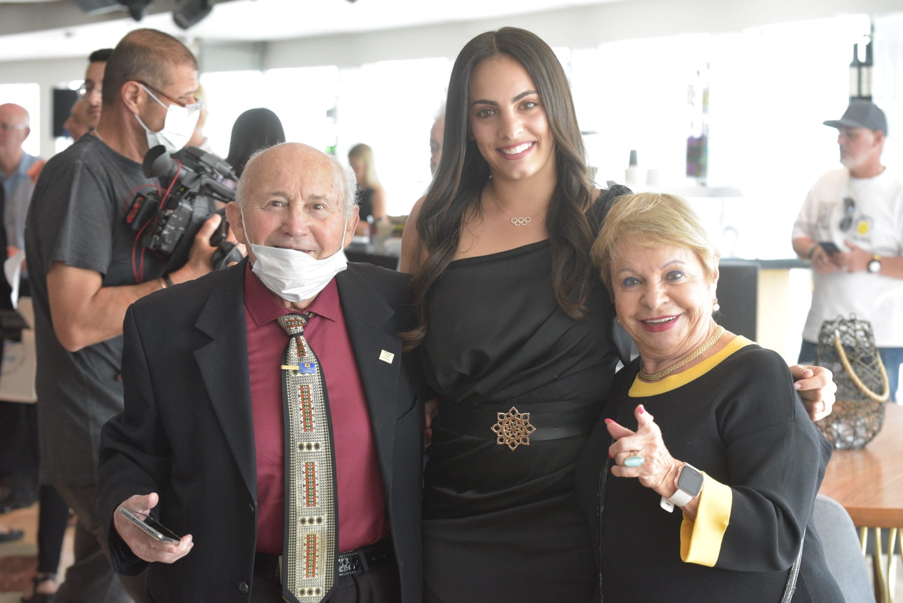 לינוי אשרם באירוע הפרישה שלה