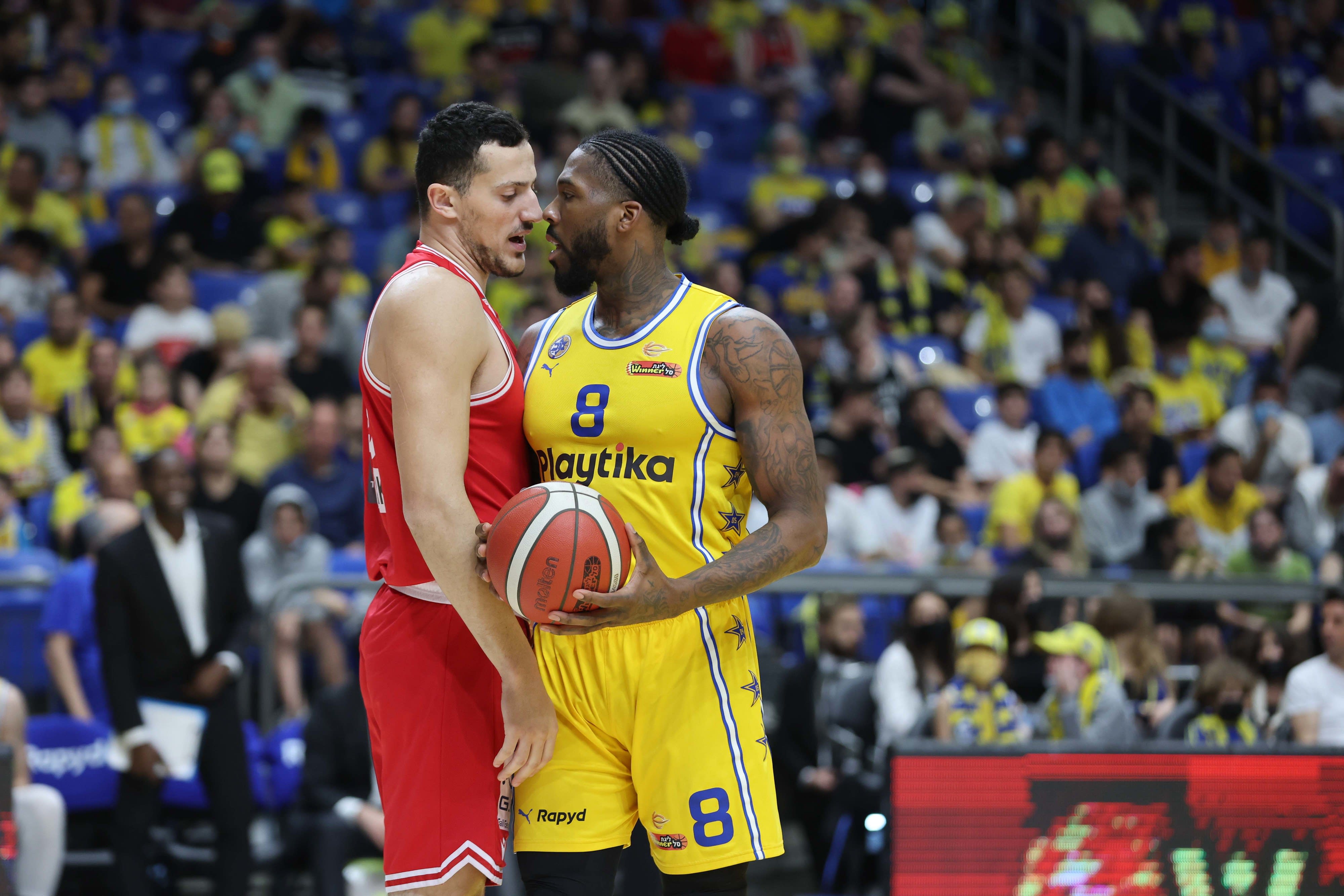 Jaylen Reynolds, Maccabi Tel Aviv against Banya Srur, Hapoel Gilboa Galil