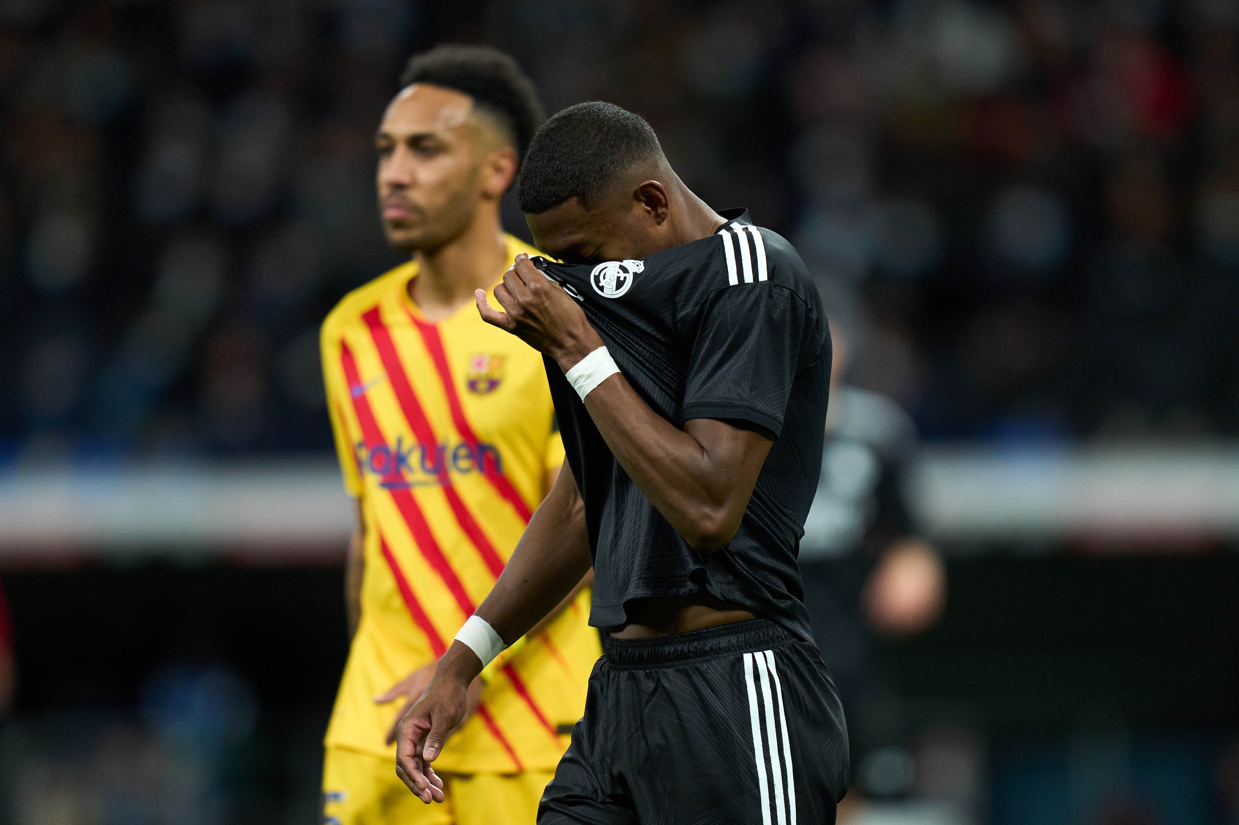 דייויד אלאבה שחקן ריאל מדריד לאחר התבוסה בקלאסיקו