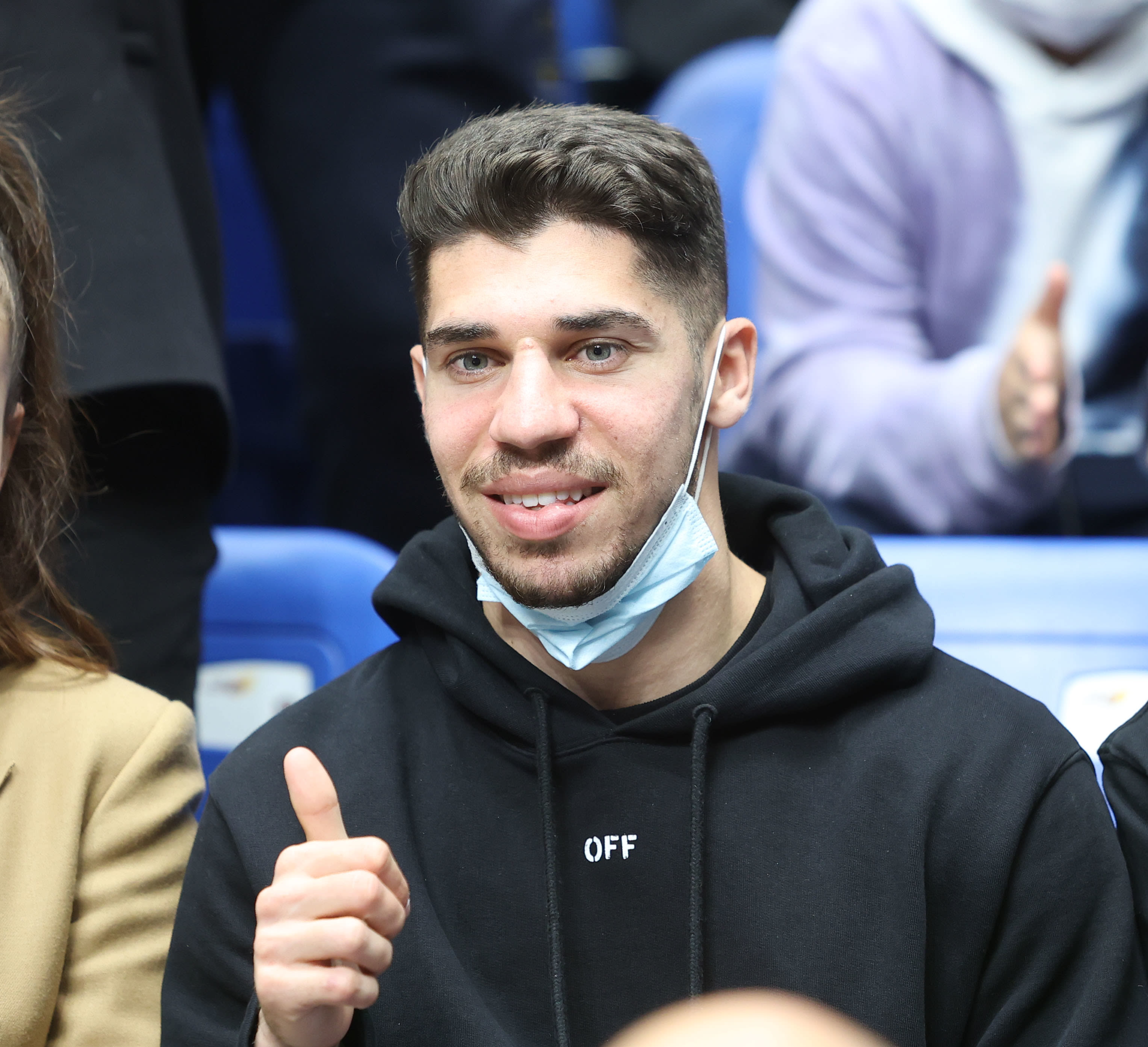 מנור סולומון שחקן שחטאר דונייצק במשחק בין מכבי תל אביב לבין אנאדולו אפס