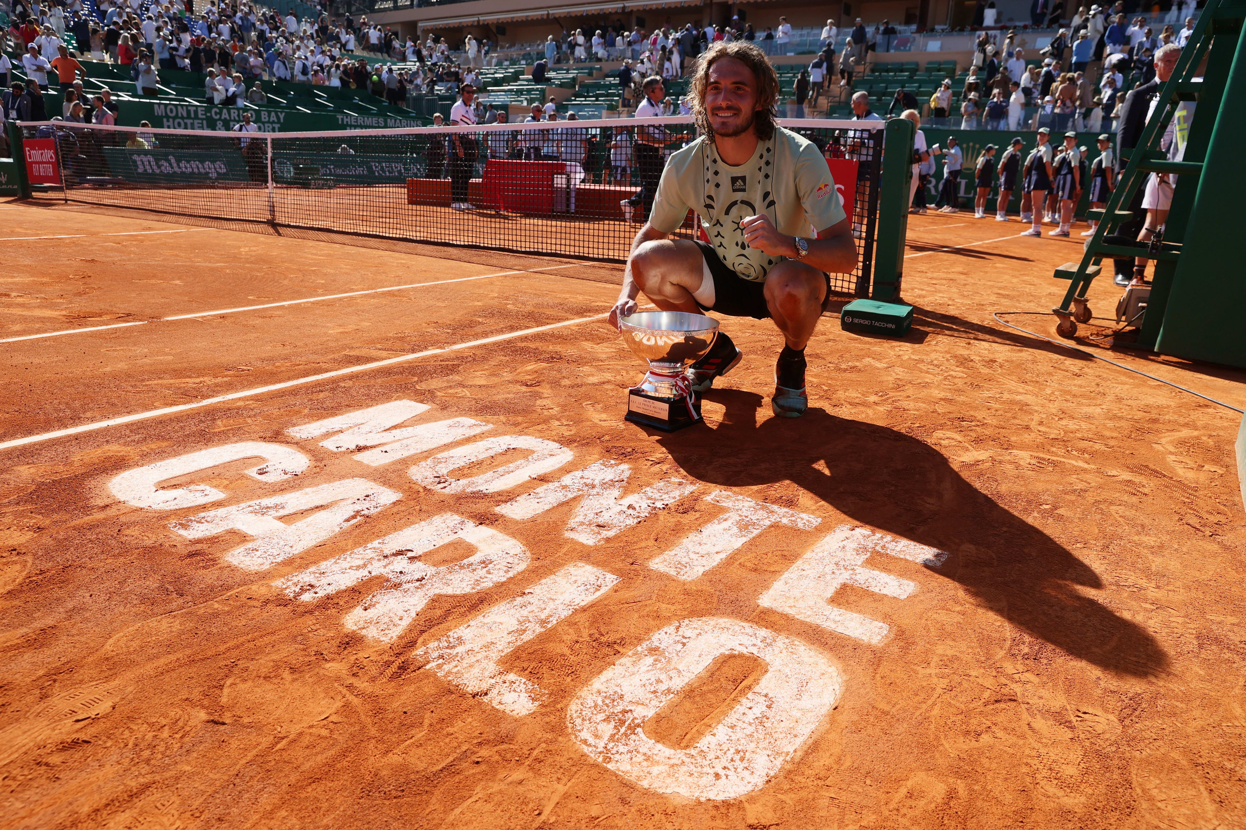סטפנוס ציציפאס טניסאי יווני אלוף טורניר מונטה קרלו