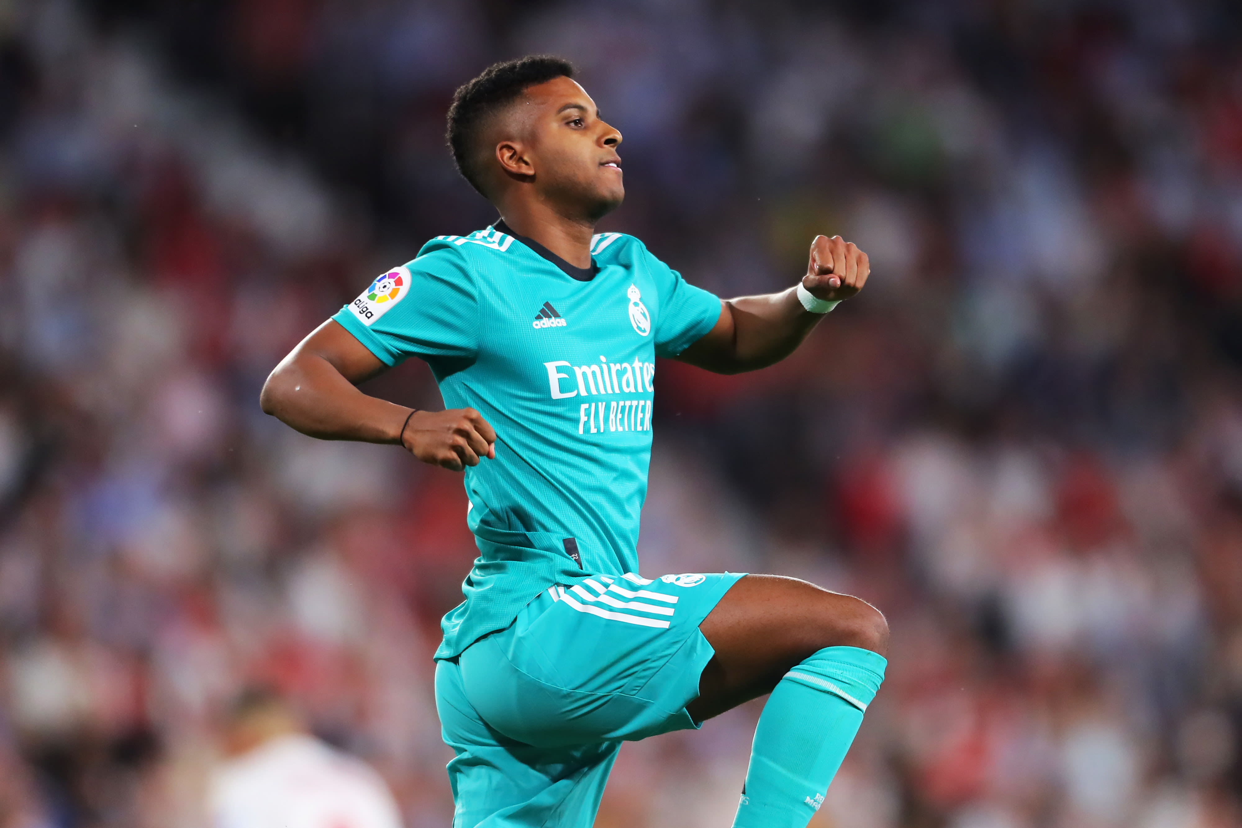 רודריגו חוגג שער של ריאל מדריד