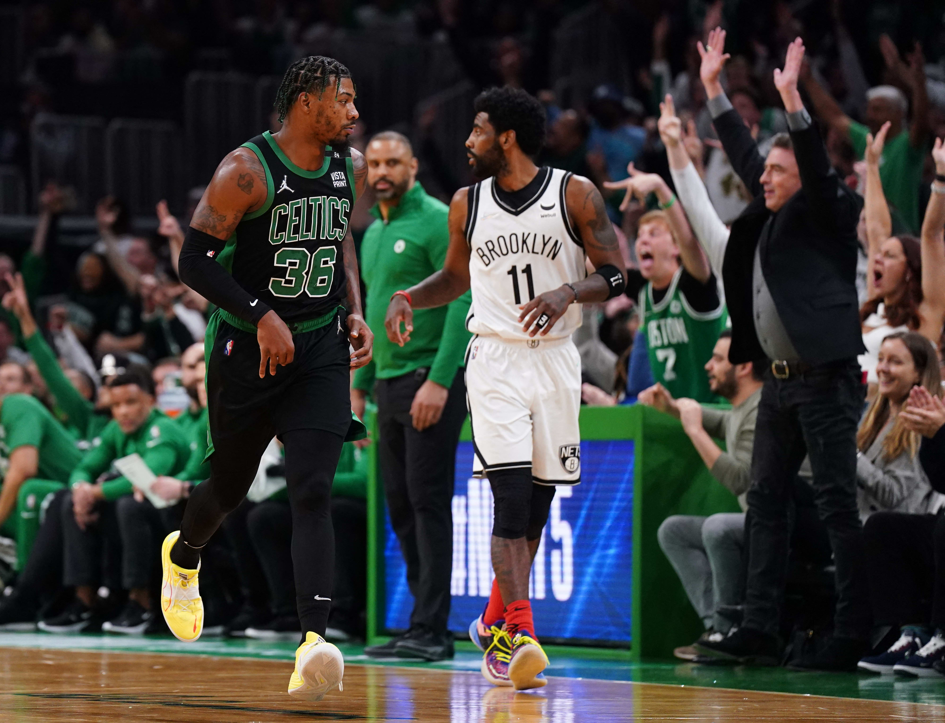 מרקוס סמארט מול קיירי אירווינג, ברוקלין נטס מול בוסטון סלטיקס
