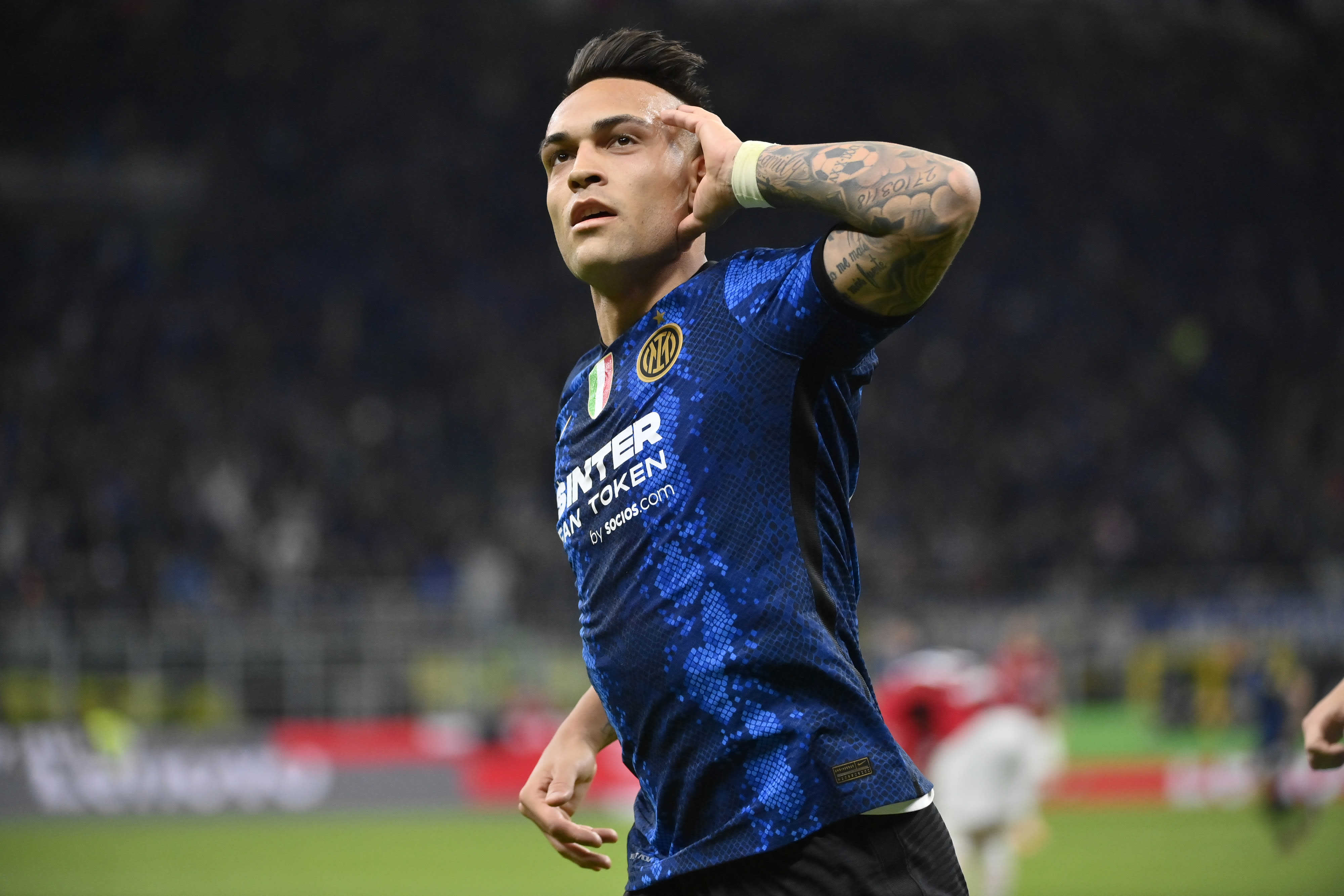 לאוטרו מרטינס, שחקן אינטר חוגג