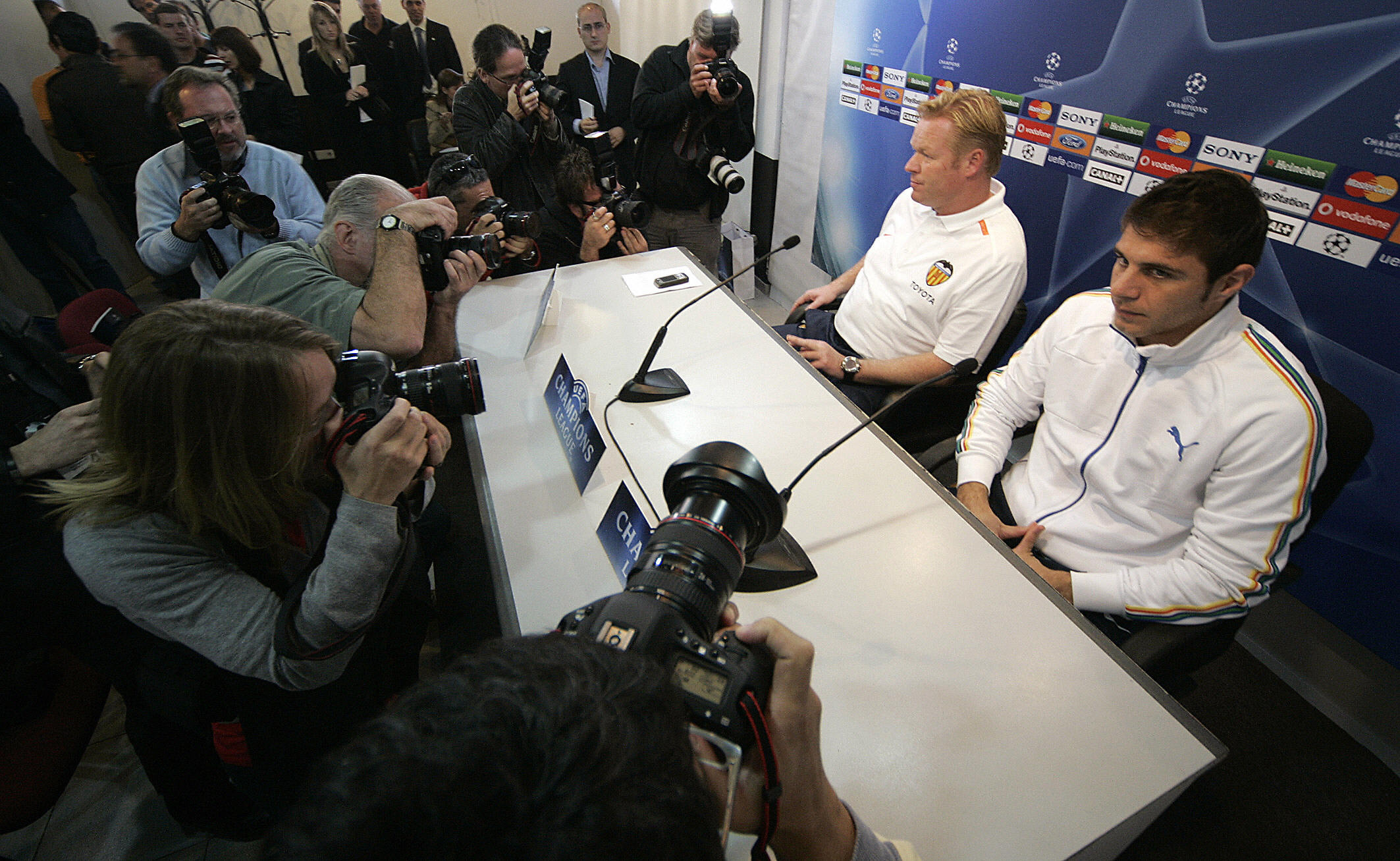 חואקין עם רונאלד קומאן, ולנסיה 2007