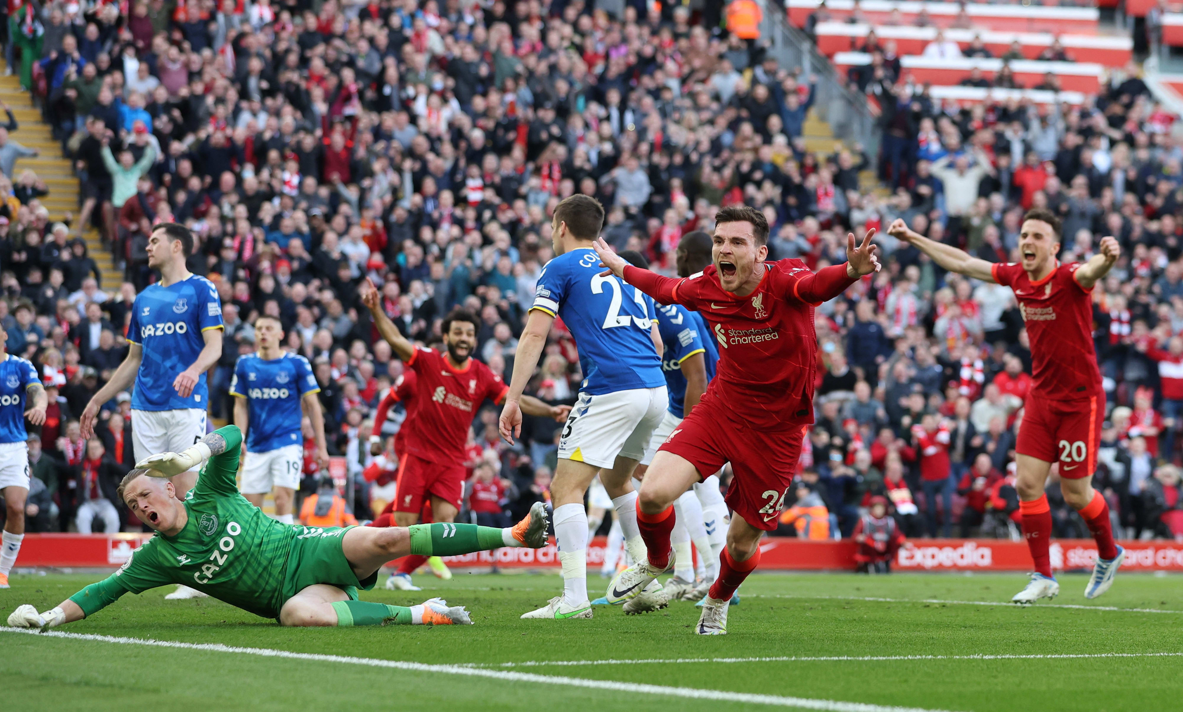 אנדי רוברטסון, שחקן ליברפול חוגג