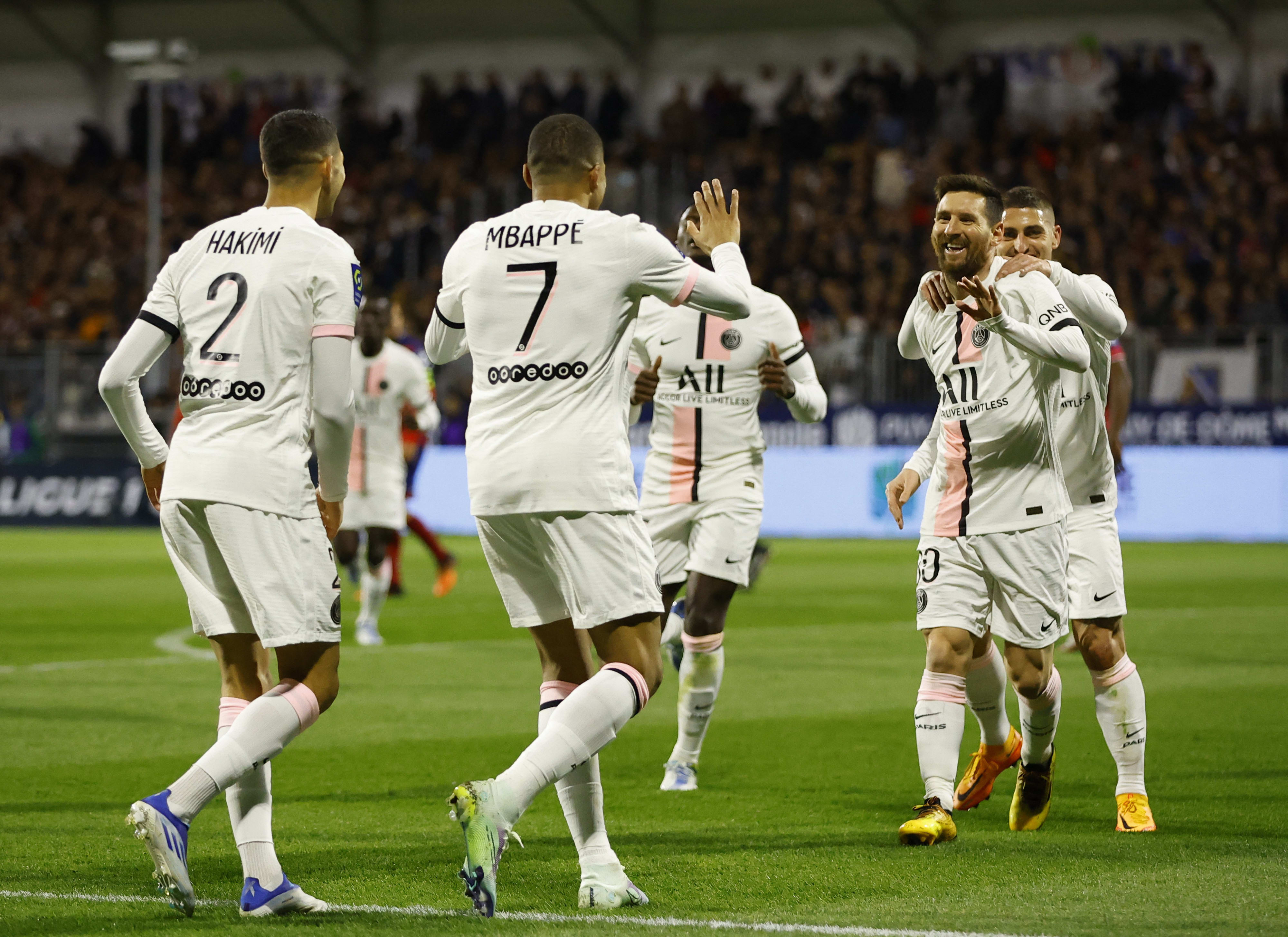 שחקני פריז סן ז'רמן, ליאונל מסי, קיליאן אמבפה