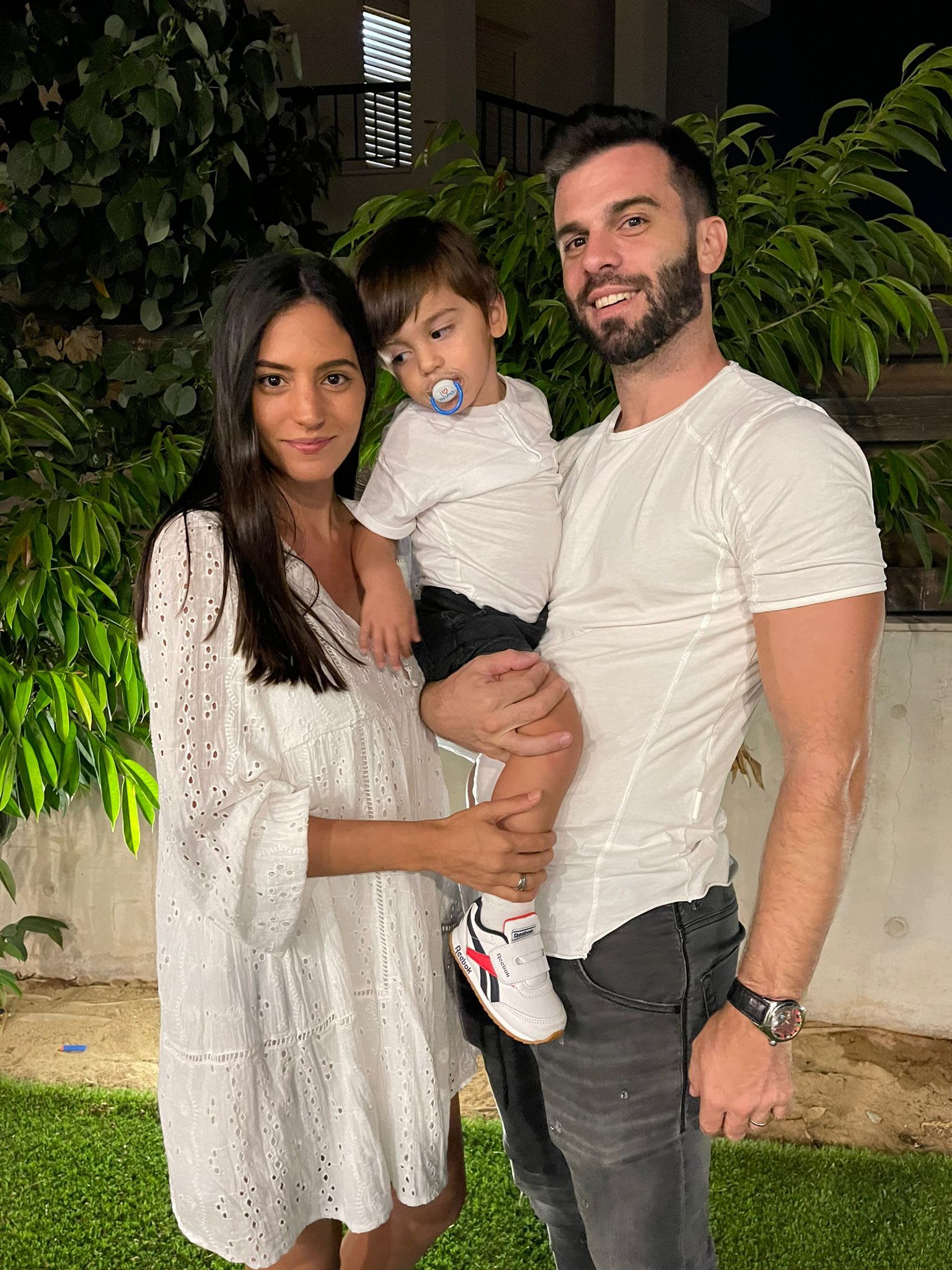 דויד סולארי עם אשתו צליל