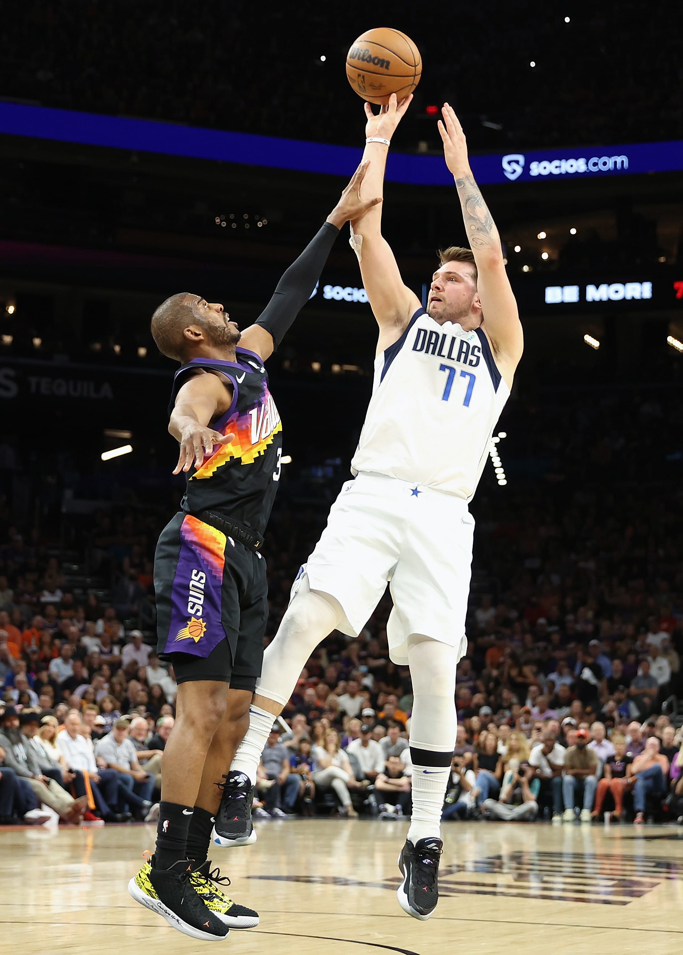 לוקה דונצ'יץ' מול כריס פול, פיניקס סאנס מול דאלאס מאבריקס