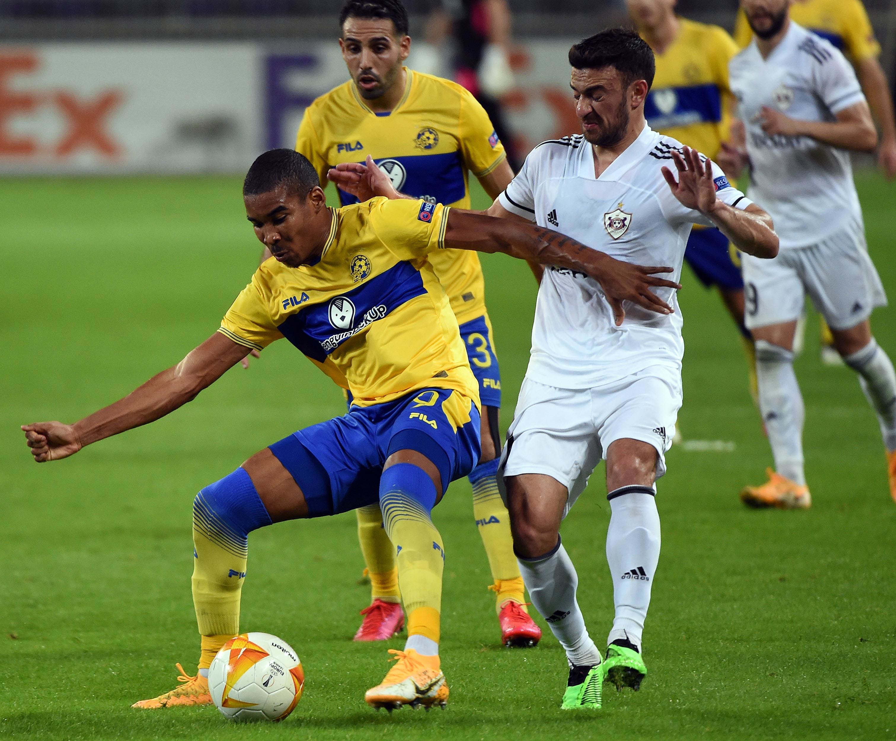 אדוארדו גררו שחקן מכבי תל אביב מול קרבאח