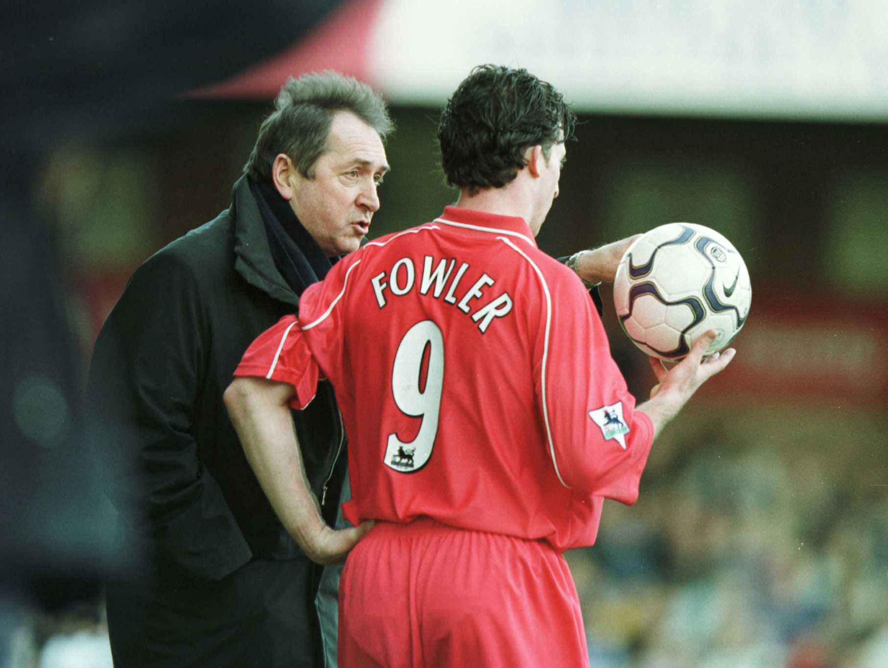 ז'ראר הוייה מאמן ליברפול עם רובי פאולר