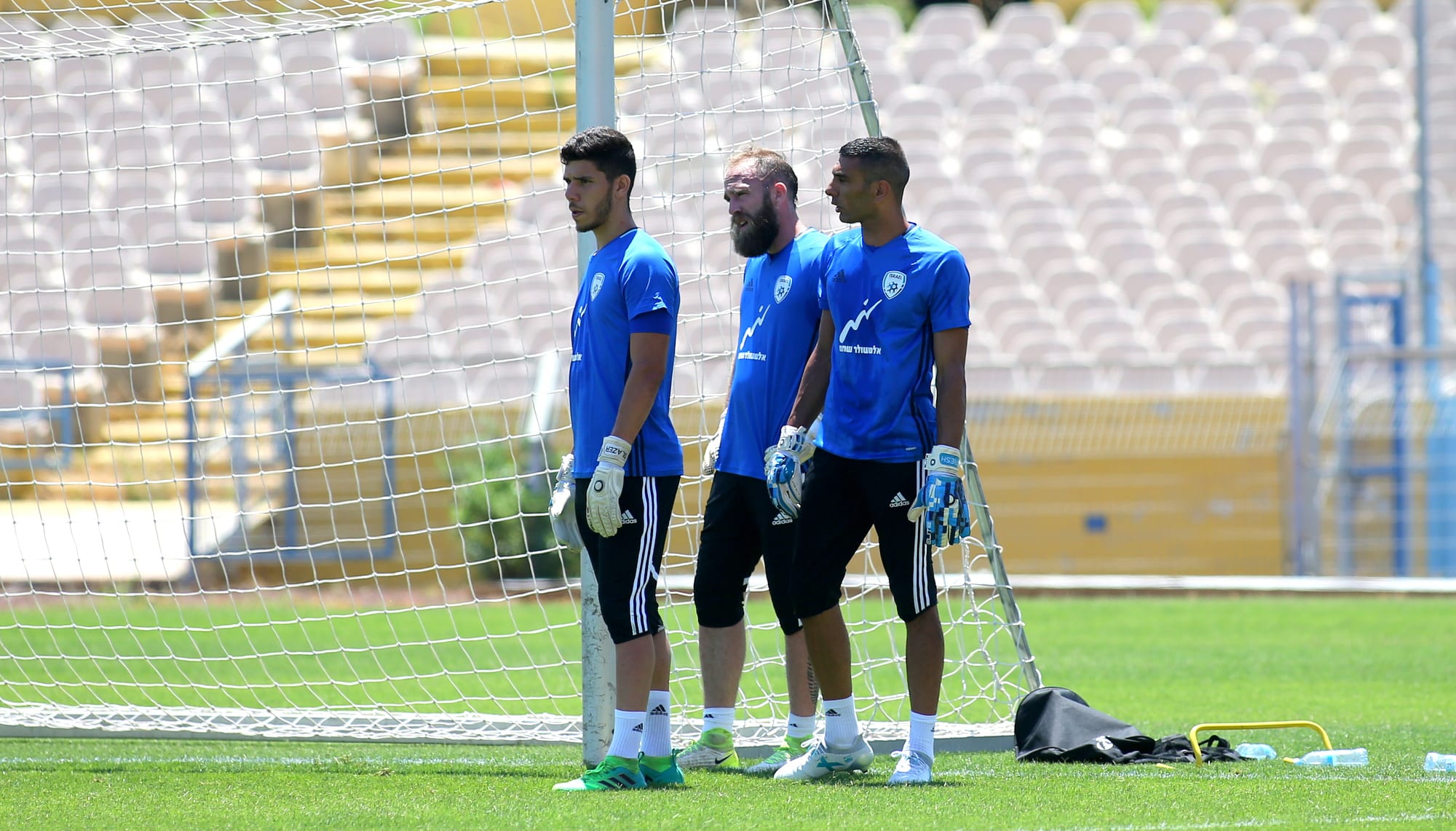 שוערי נבחרת ישראל דודו גורש, דני עמוס, עומרי גלזר