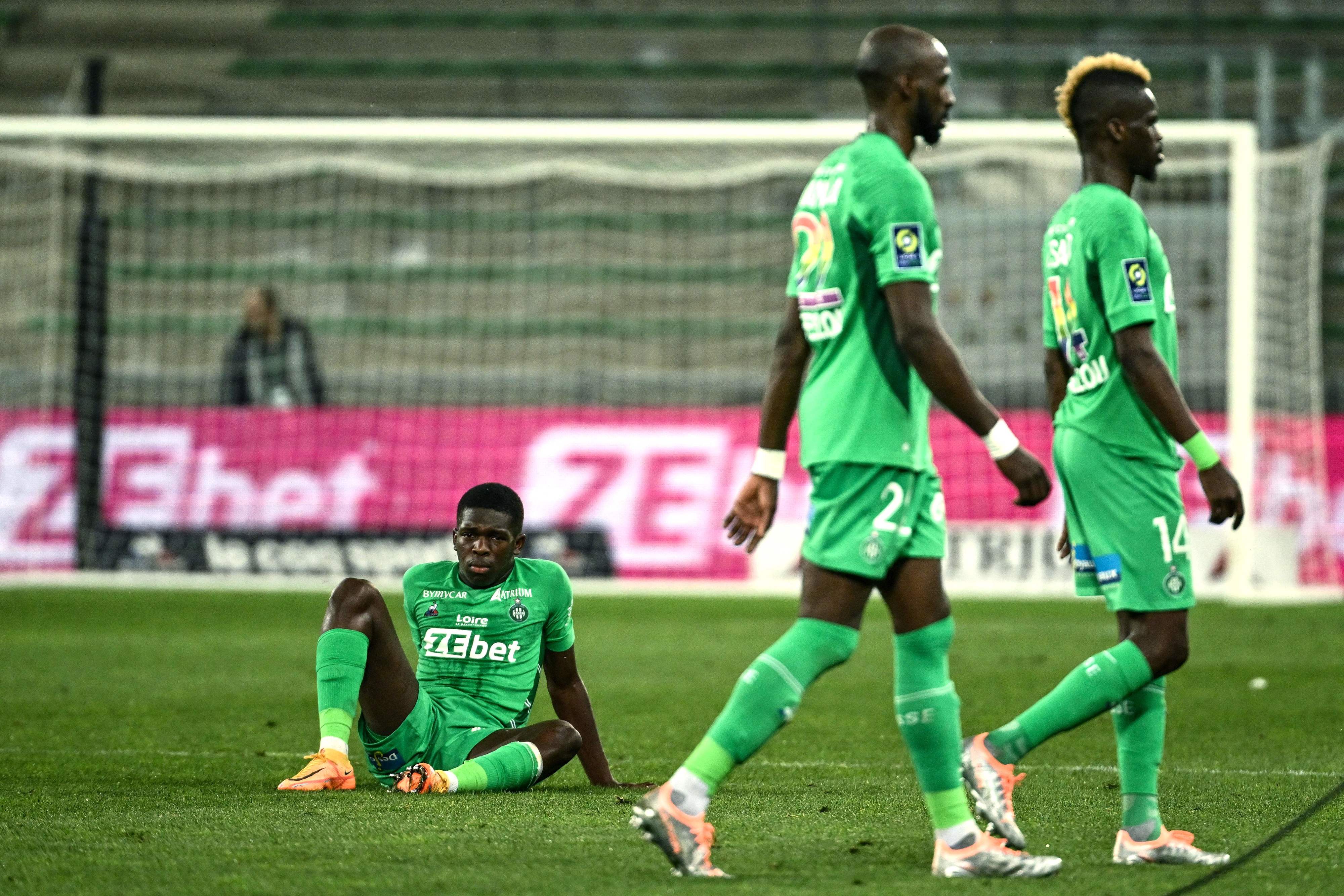 שחקני סנט אטיין מאוכזבים