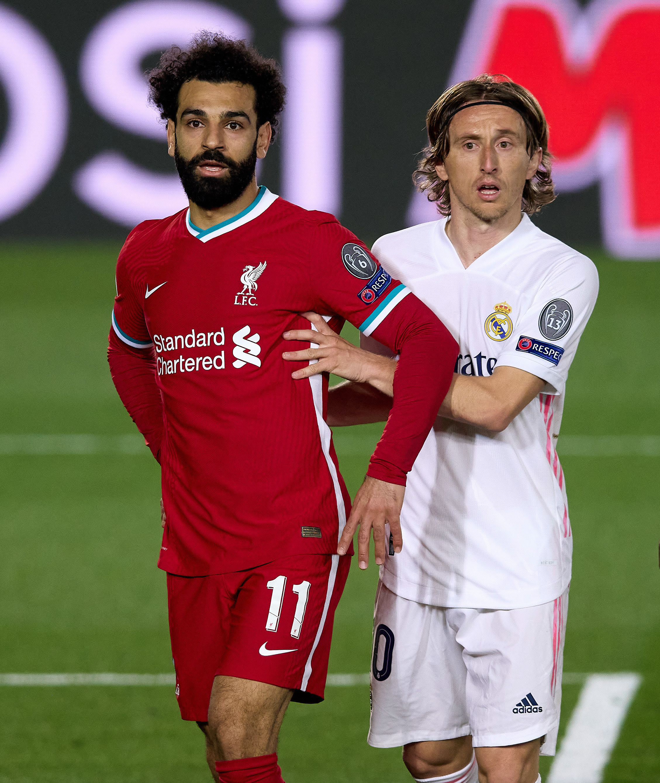 לוקה מודריץ' מול מוחמד סלאח, ריאל מדריד נגד ליברפול