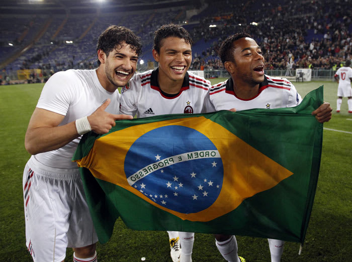 רוביניו, טיאגו סילבה, אלשנדרה פאטו שחקני מילאן