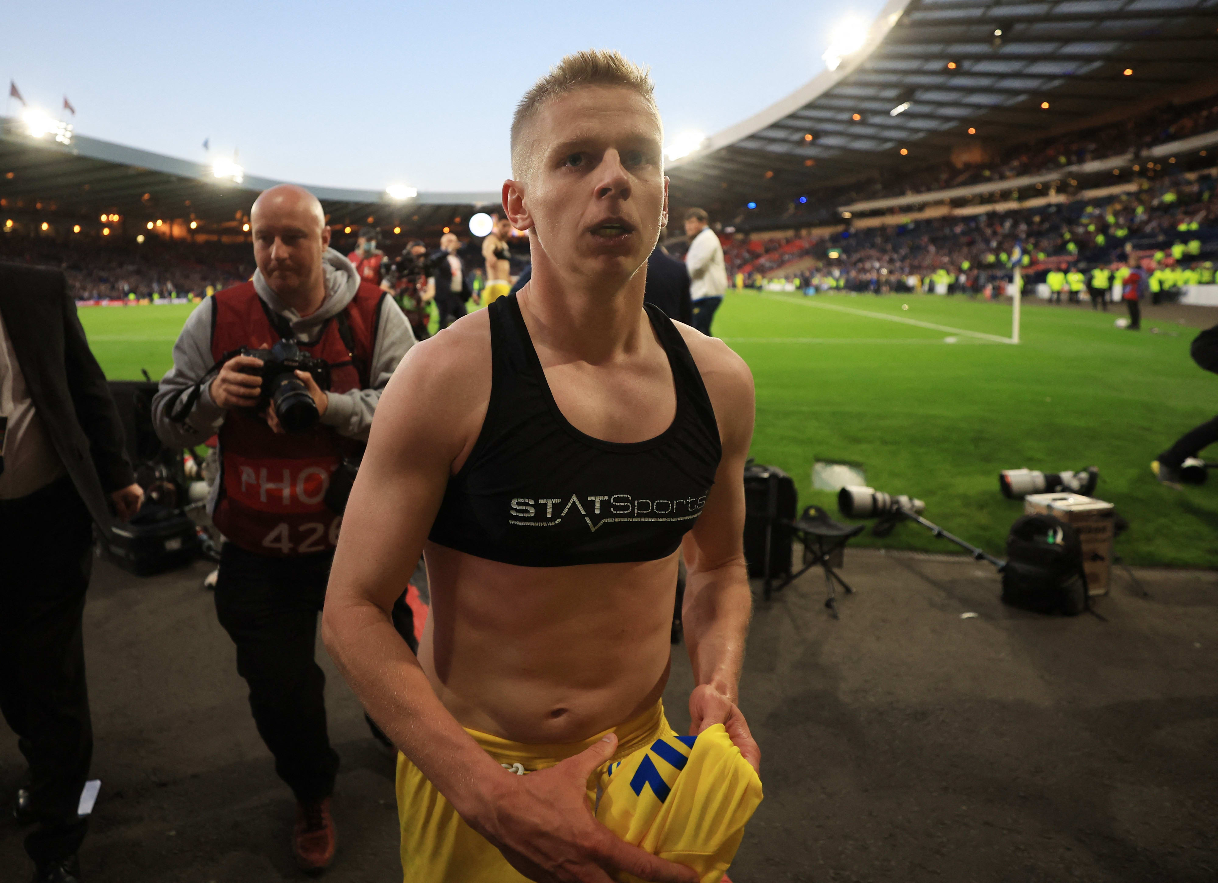 אולכסנדר זינצ'נקו שחקן נבחרת אוקראינה