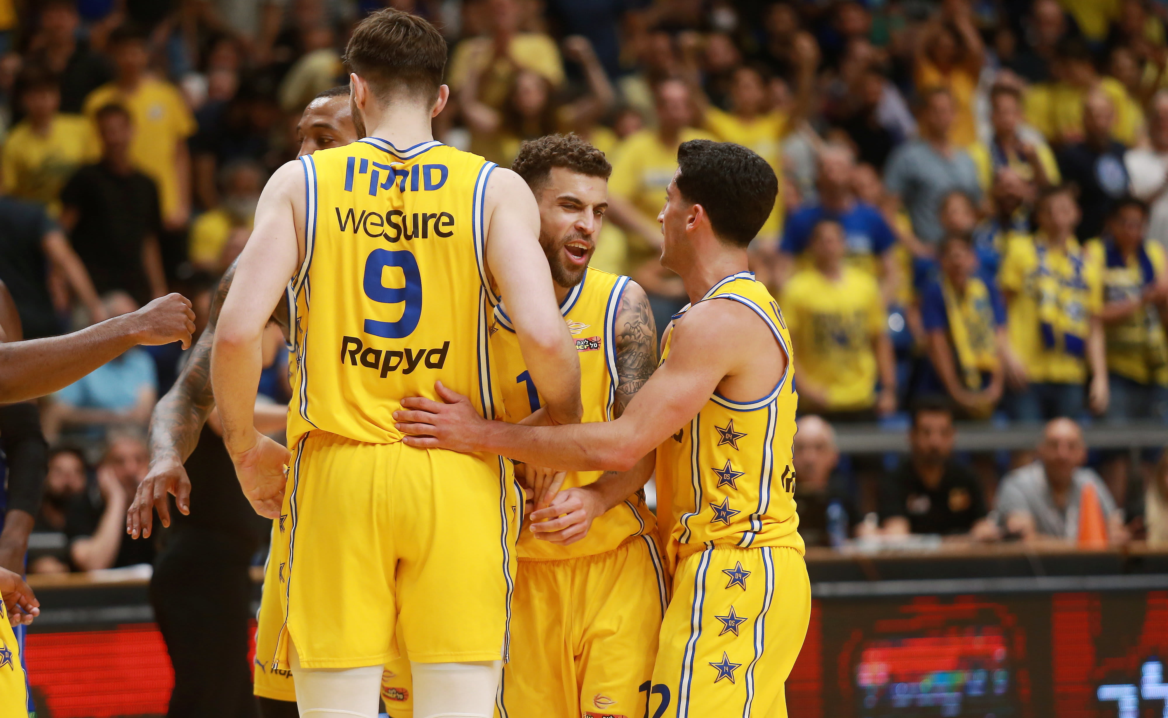 סקוטי ווילבקין עם רומן סורקין מכבי תל אביב