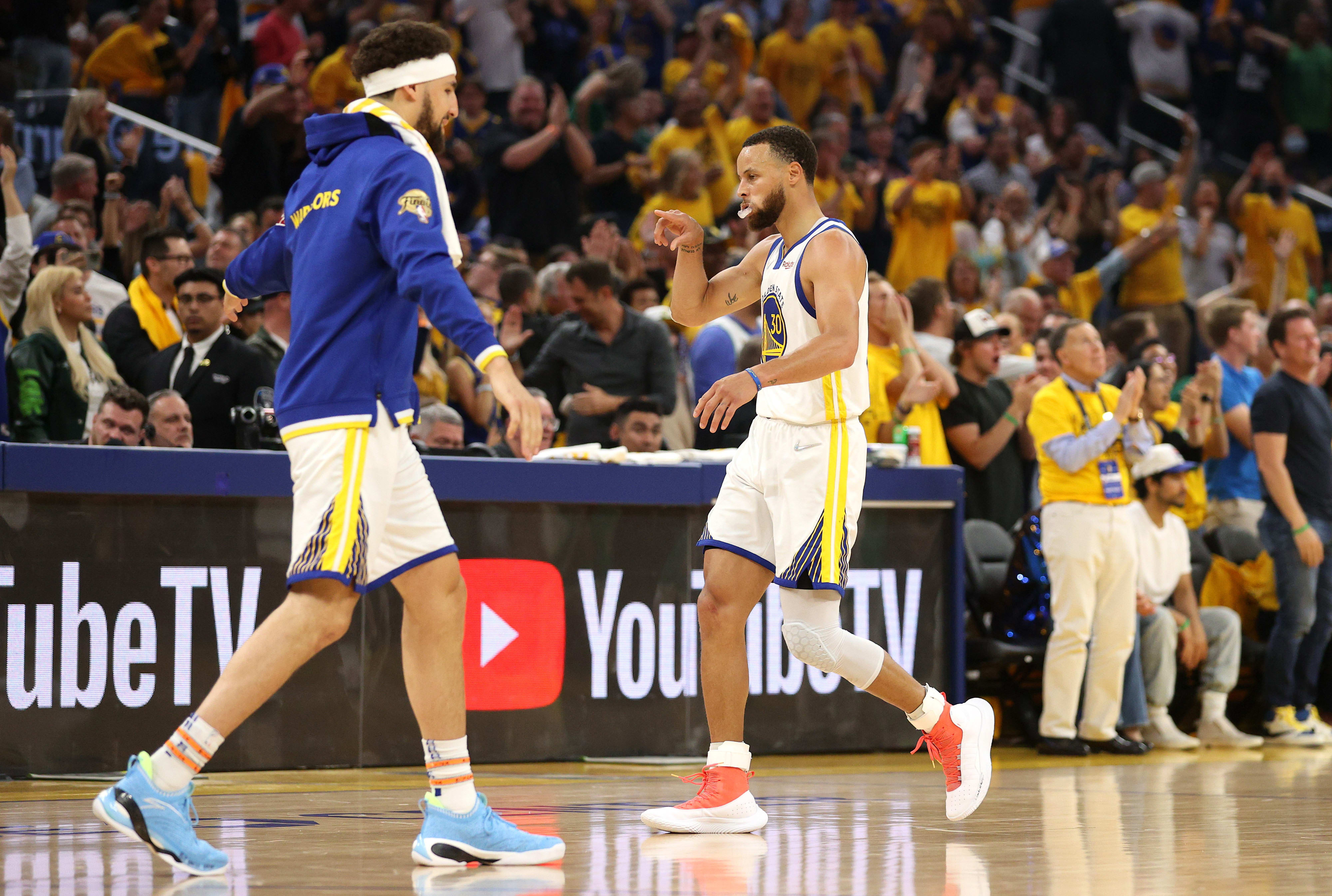 שחקני גולדן סטייט ווריירס סטפן קרי, קליי תומפסון