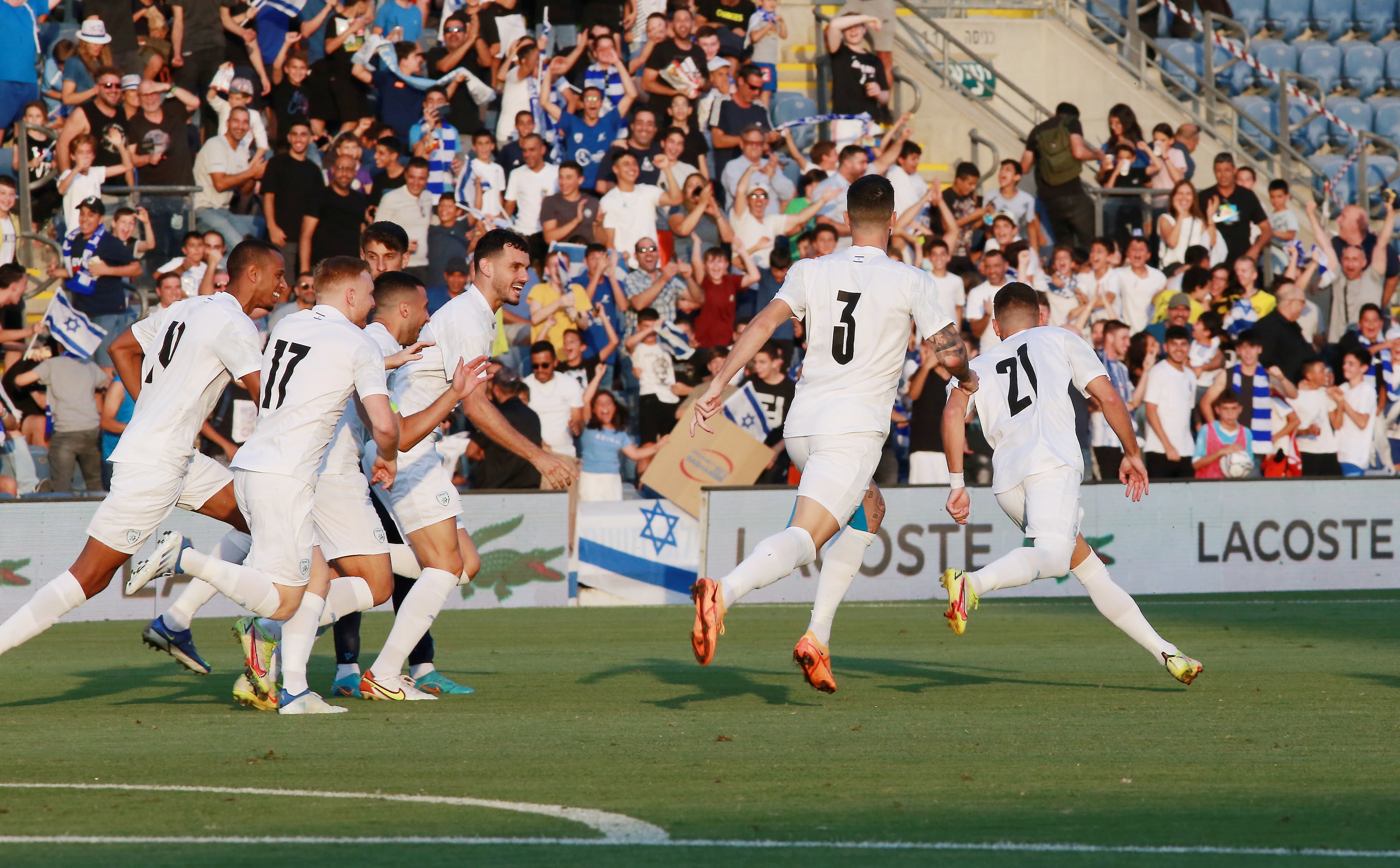 אמיר ברקוביץ' חוגג שער בכורה במדי נבחרת ישראל הצעירה