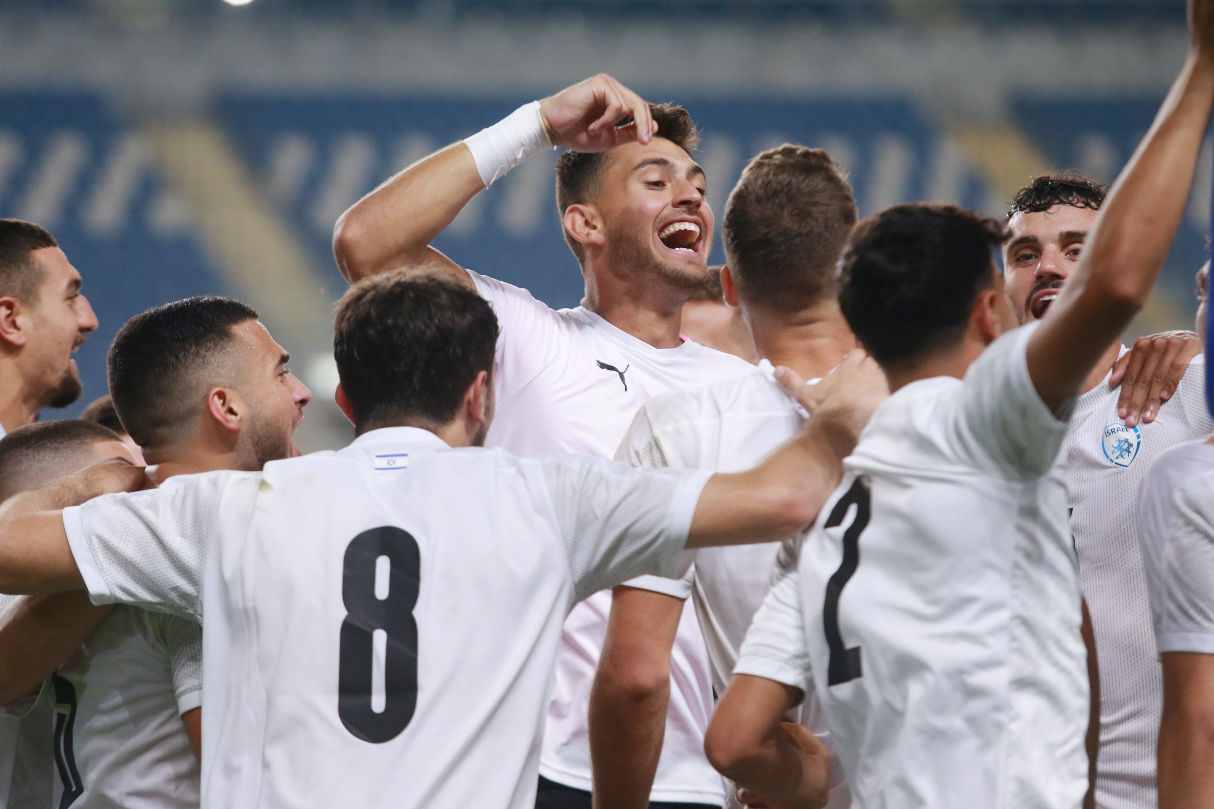 נבחרת ישראל הצעירה חוגגת עלייה לפלייאוף היורו