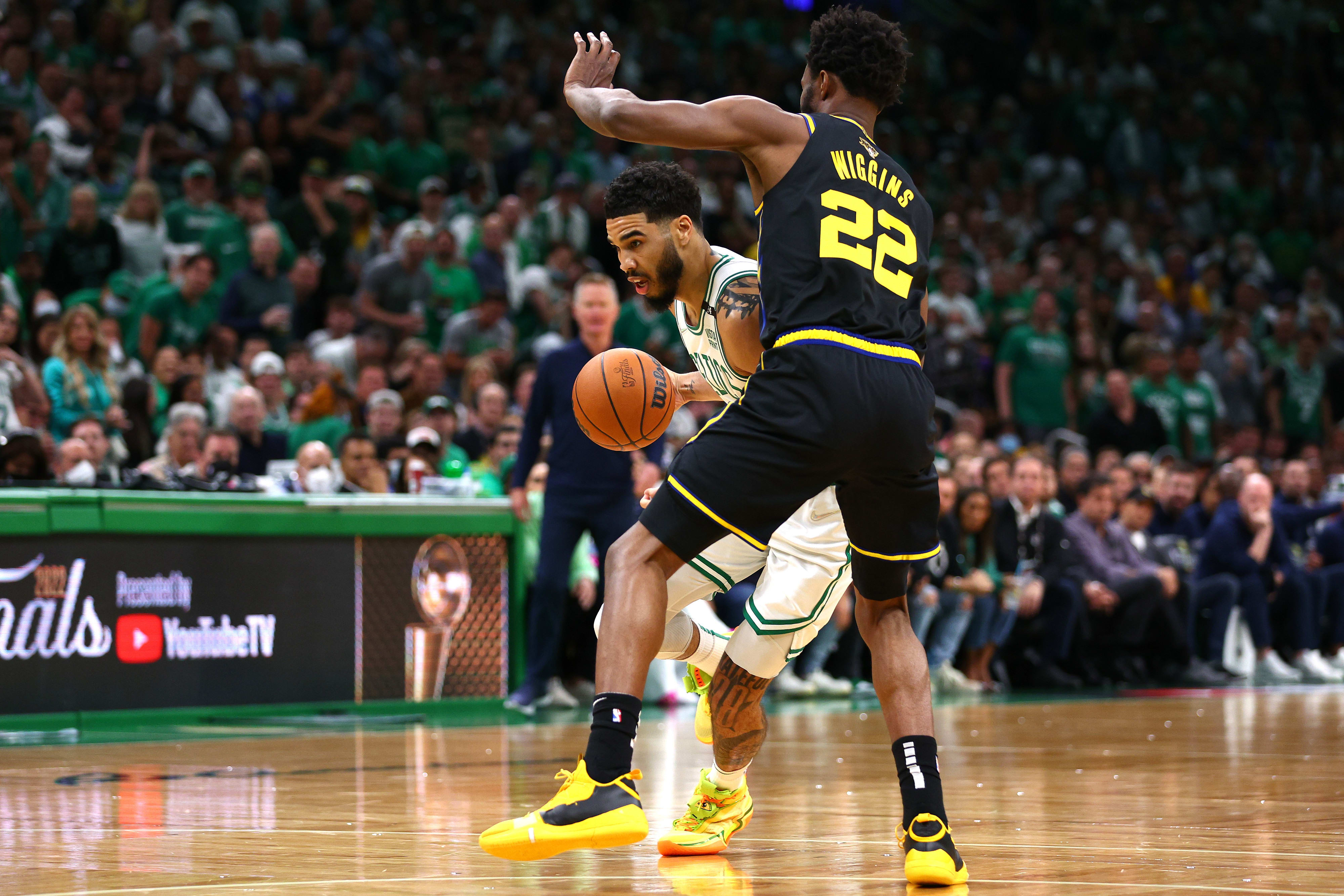 ג'ייסון טייטום, בוסטון סלטיקס מול אנדרו וויגינס, גולדן סטייט ווריירס