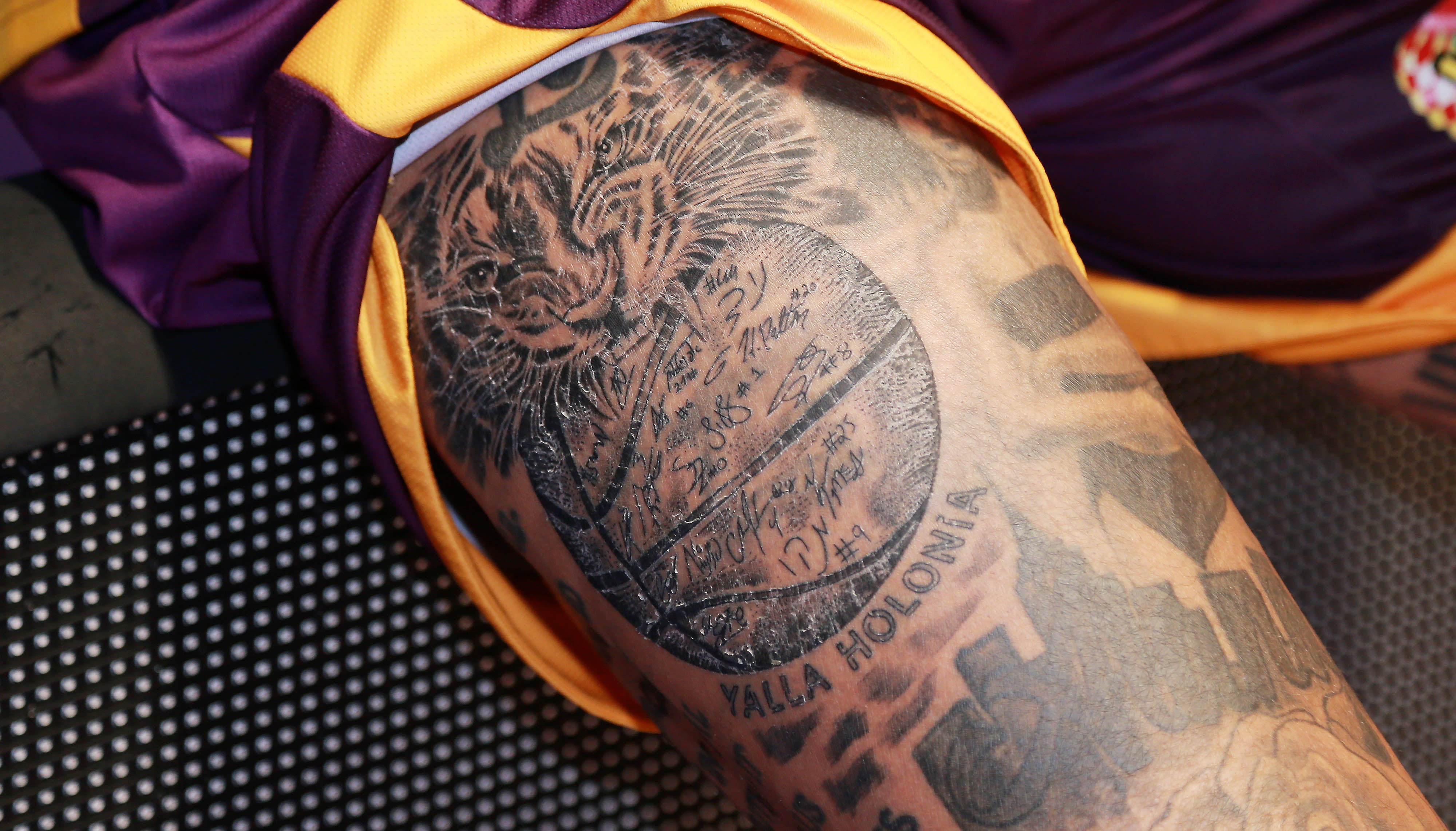 מייקל קייזר הפועל חולון קעקוע