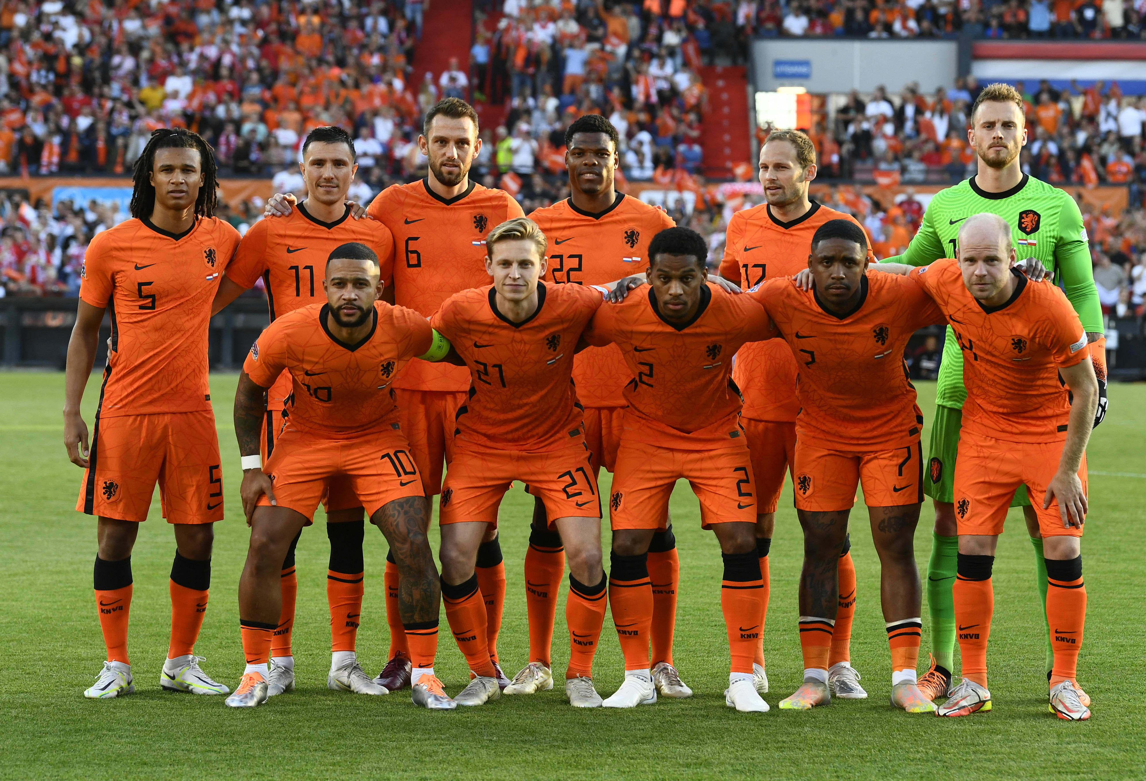 שחקני נבחרת הולנד, תמונה קבוצתית