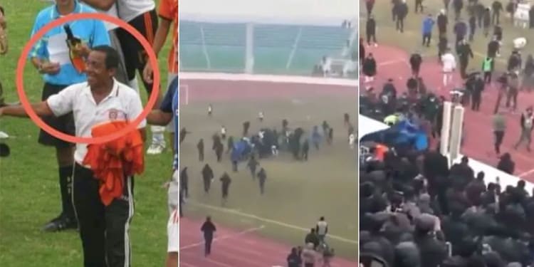 תקיפת שופט הכדורגל חוסה ארנולדו אמאיה