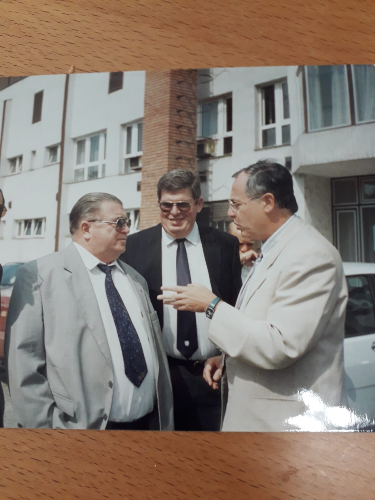 דני דבורין וגלעד טרודלר מההתאחדות לכדורגל עם פרנץ פושקאש