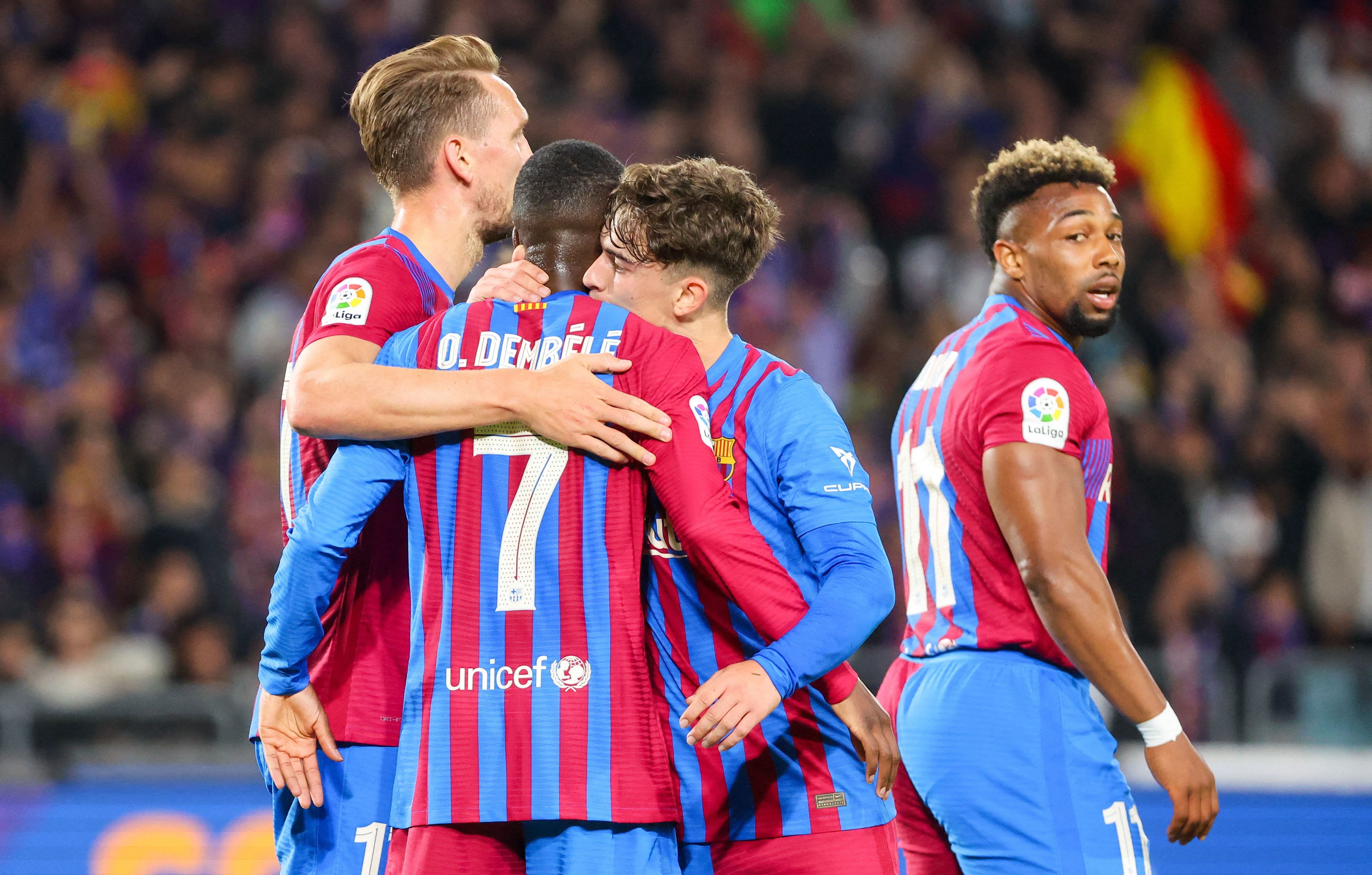 שחקני ברצלונה חוגגים באוסטרליה