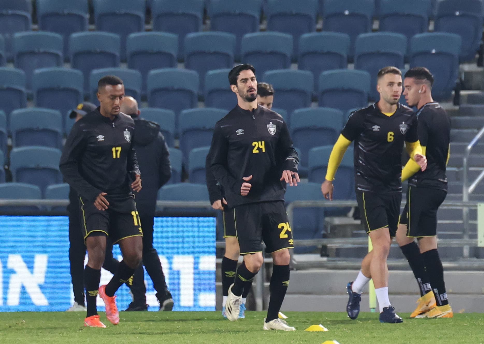 שחקני בית"ר ירושלים אביאל זרגרי, אופיר קריאף, עוזיאל פרדו