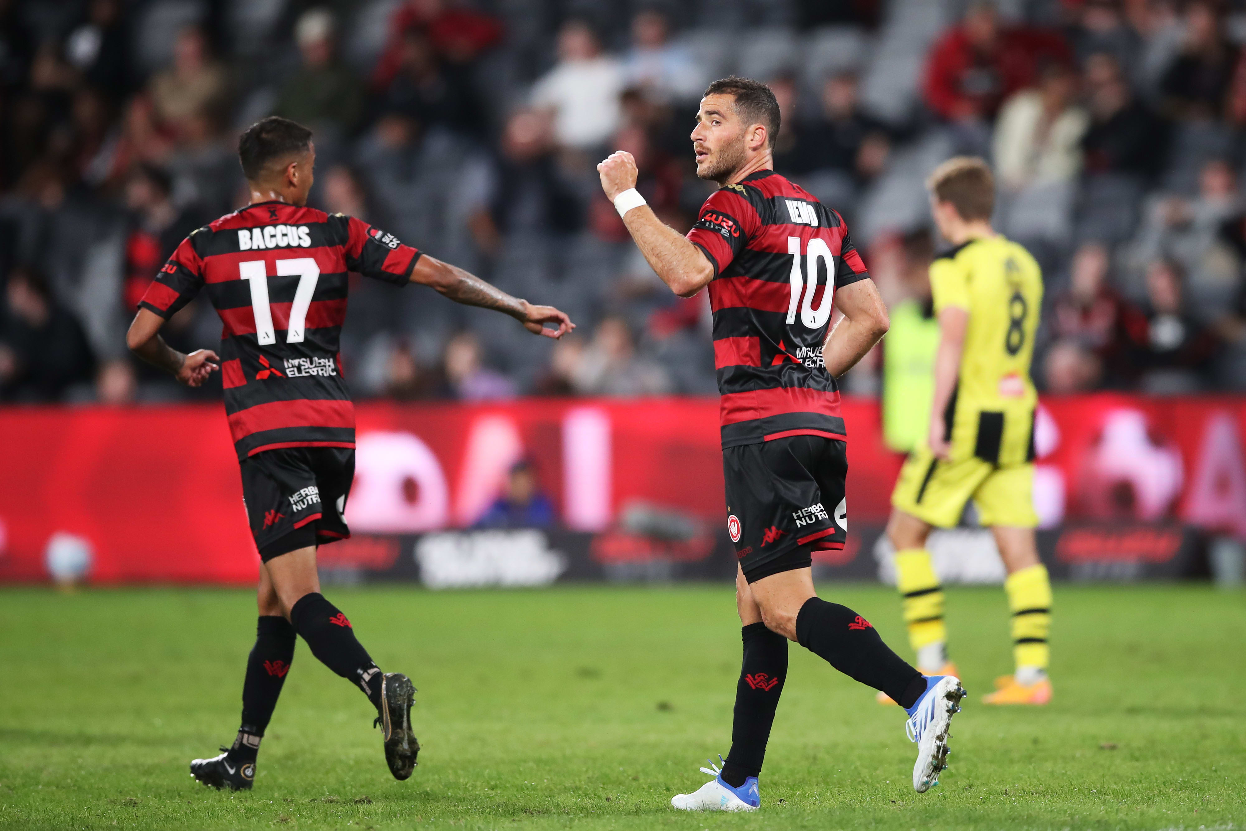 שחקן ווסטרן סידני, תומר חמד, חוגג שער