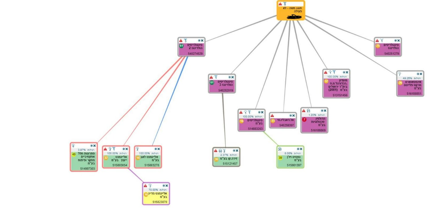 מפת הבעלויות של משה חוגג
