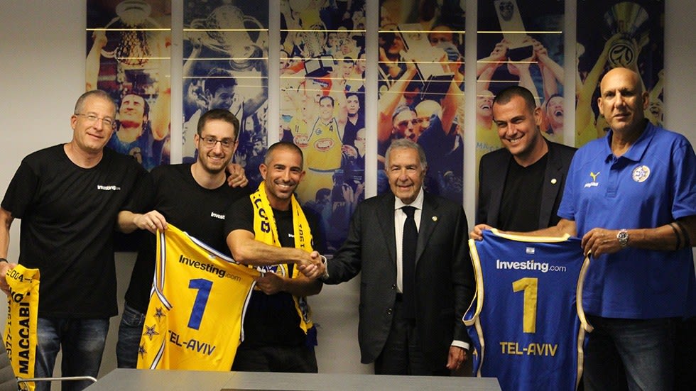 Investing.com נותנת החסות החדשה של מכבי תל אביב