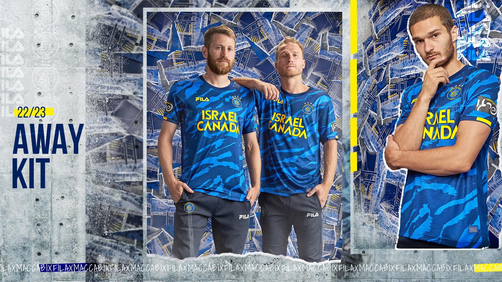 Maccabi Tel Aviv's uniform for the 22/23 season