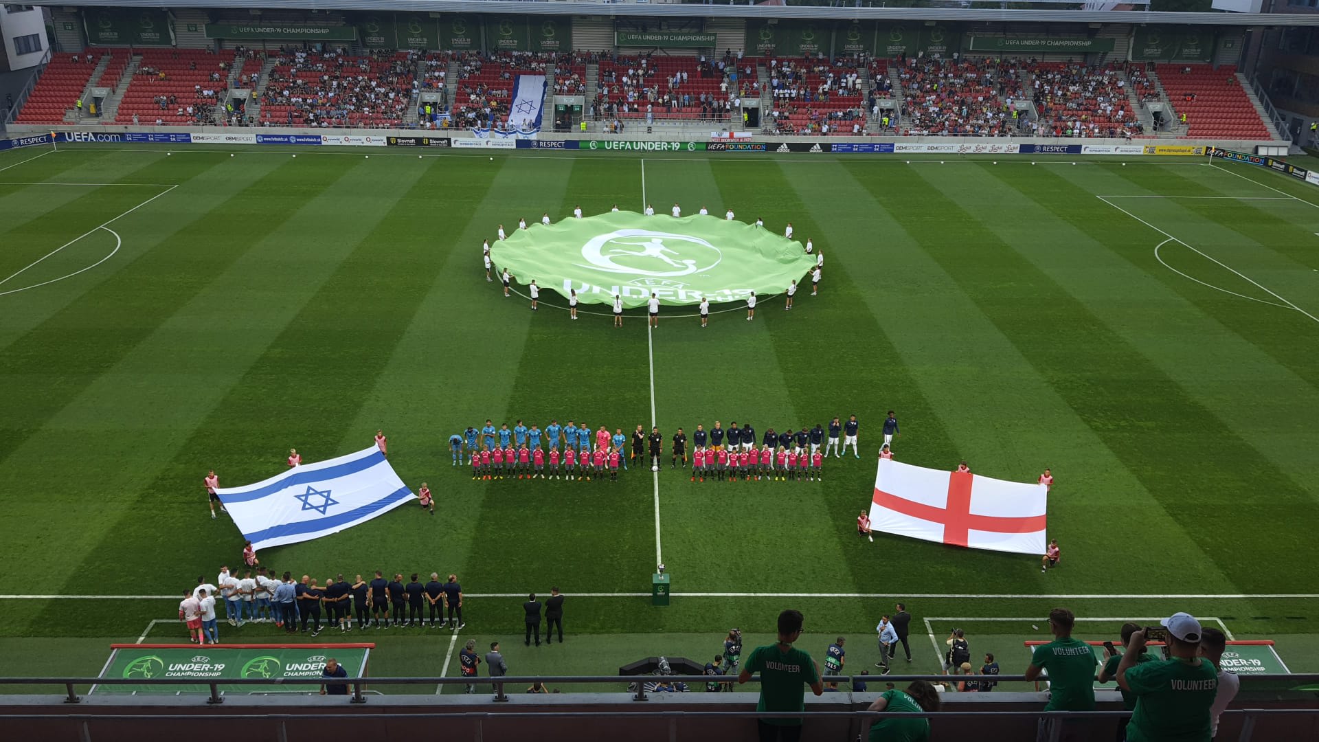 ישראל נגד אנגליה בגמר יורו עד גיל 19