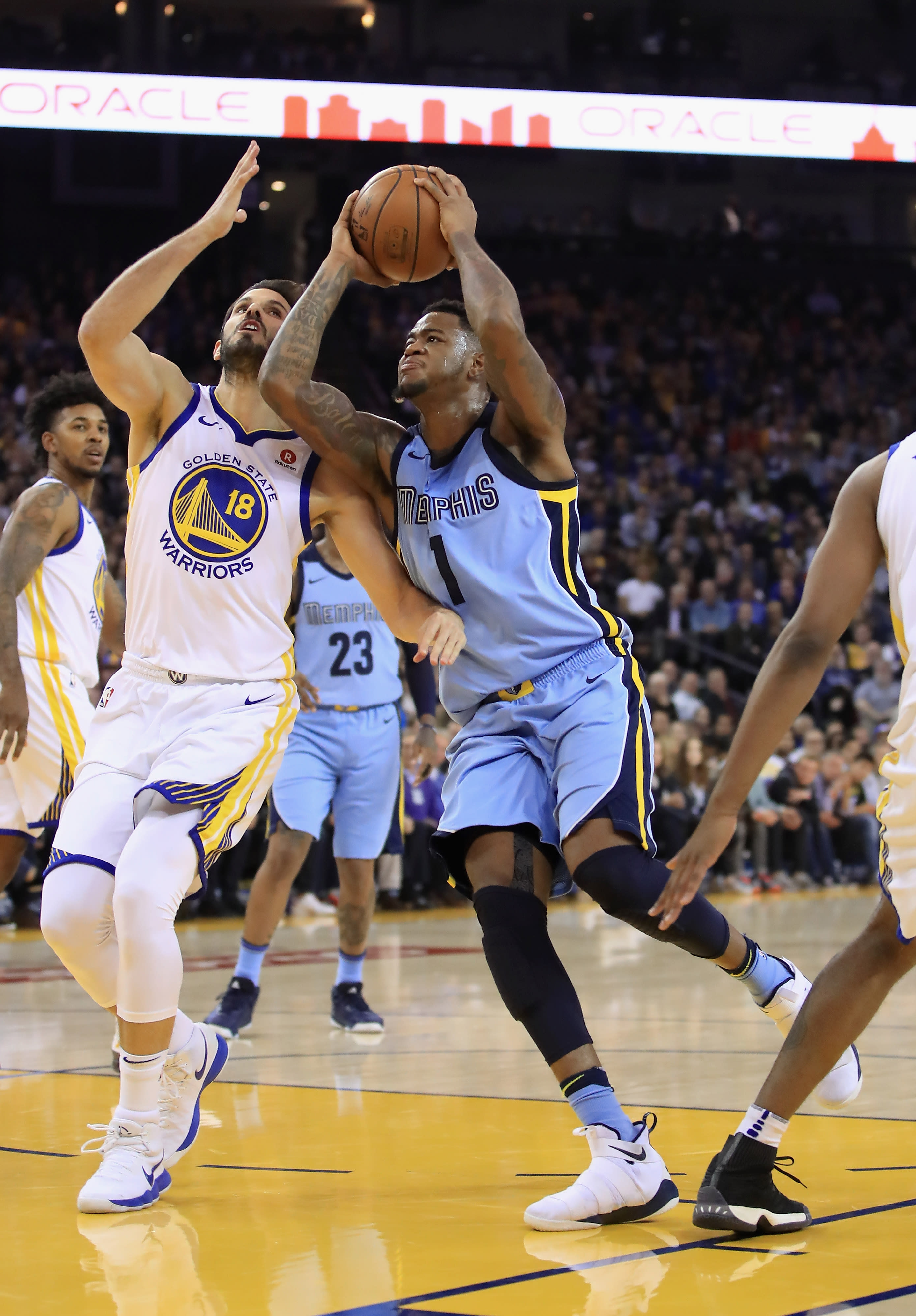 ג'רל מרטין, ממפיס גריזליס, מול עומרי כספי, גולדן סטייט ווריירס