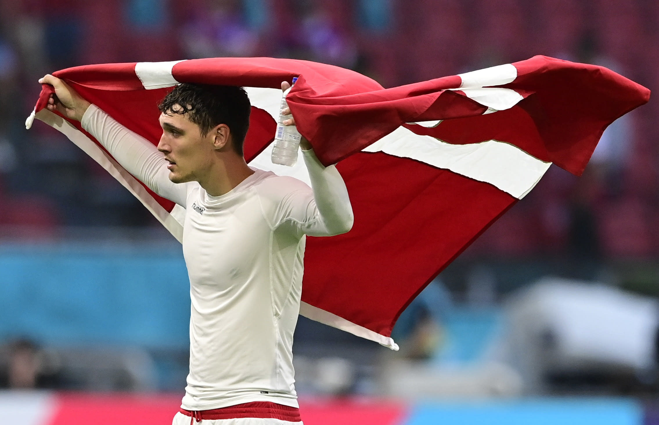 שחקן נבחרת דנמרק אנדראס כריסטנסן